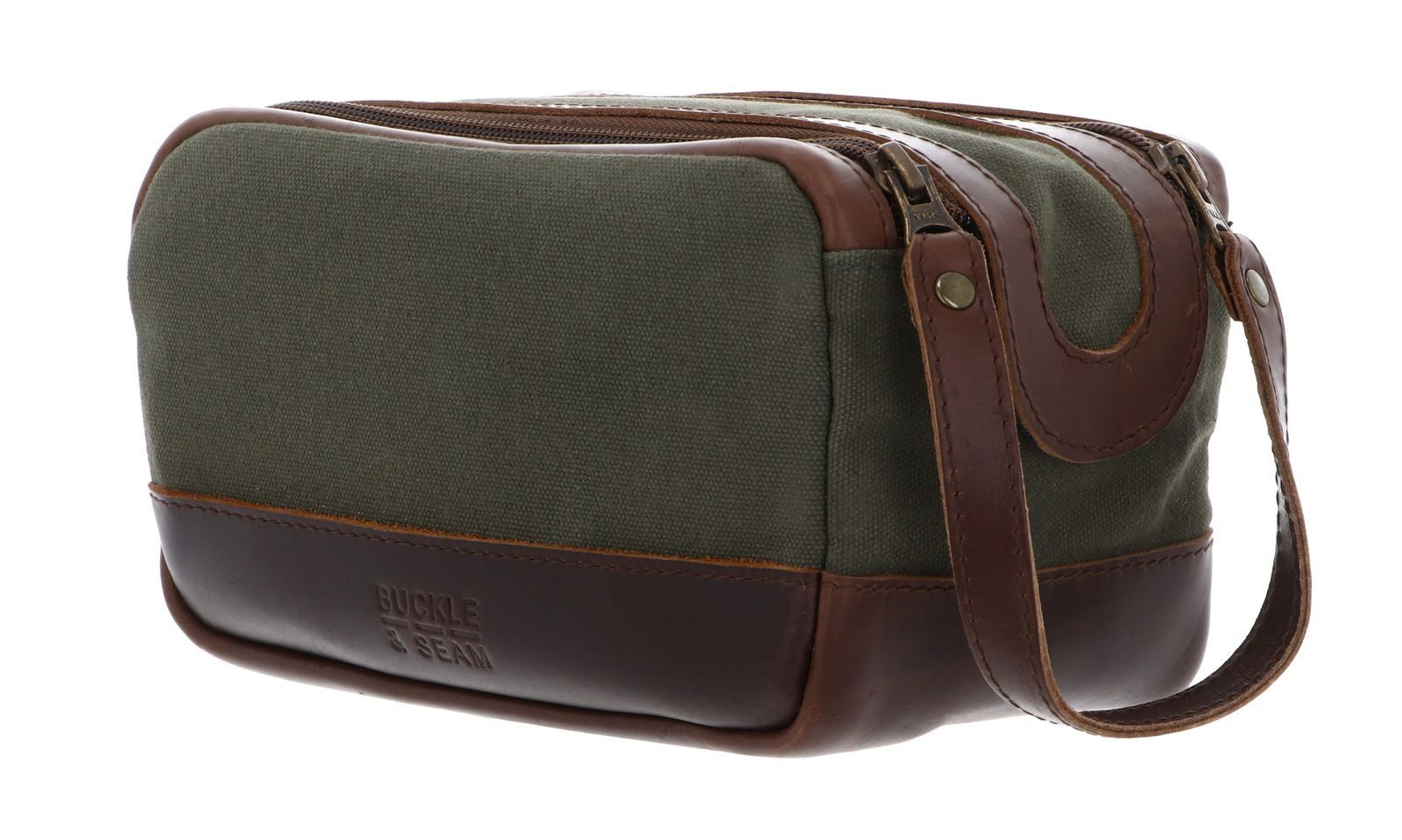 Buckle & Seam Kulturbeutel Washbag STR, aus echtem Rindsleder