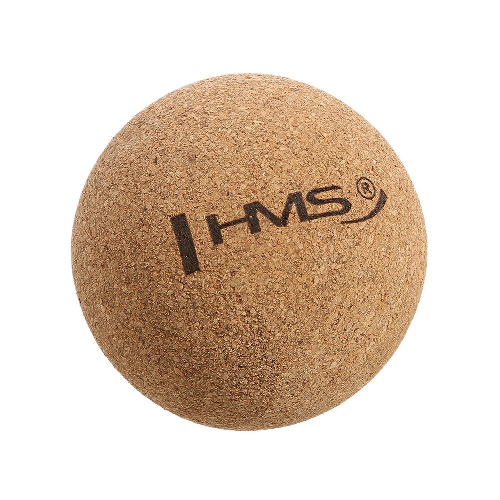 HMS Massageball Massagegerät Corkball, Spar-Set 1-tlg., Selbstmassage, langlebig und leicht zu reinigen für kontrollierte Anwendungen