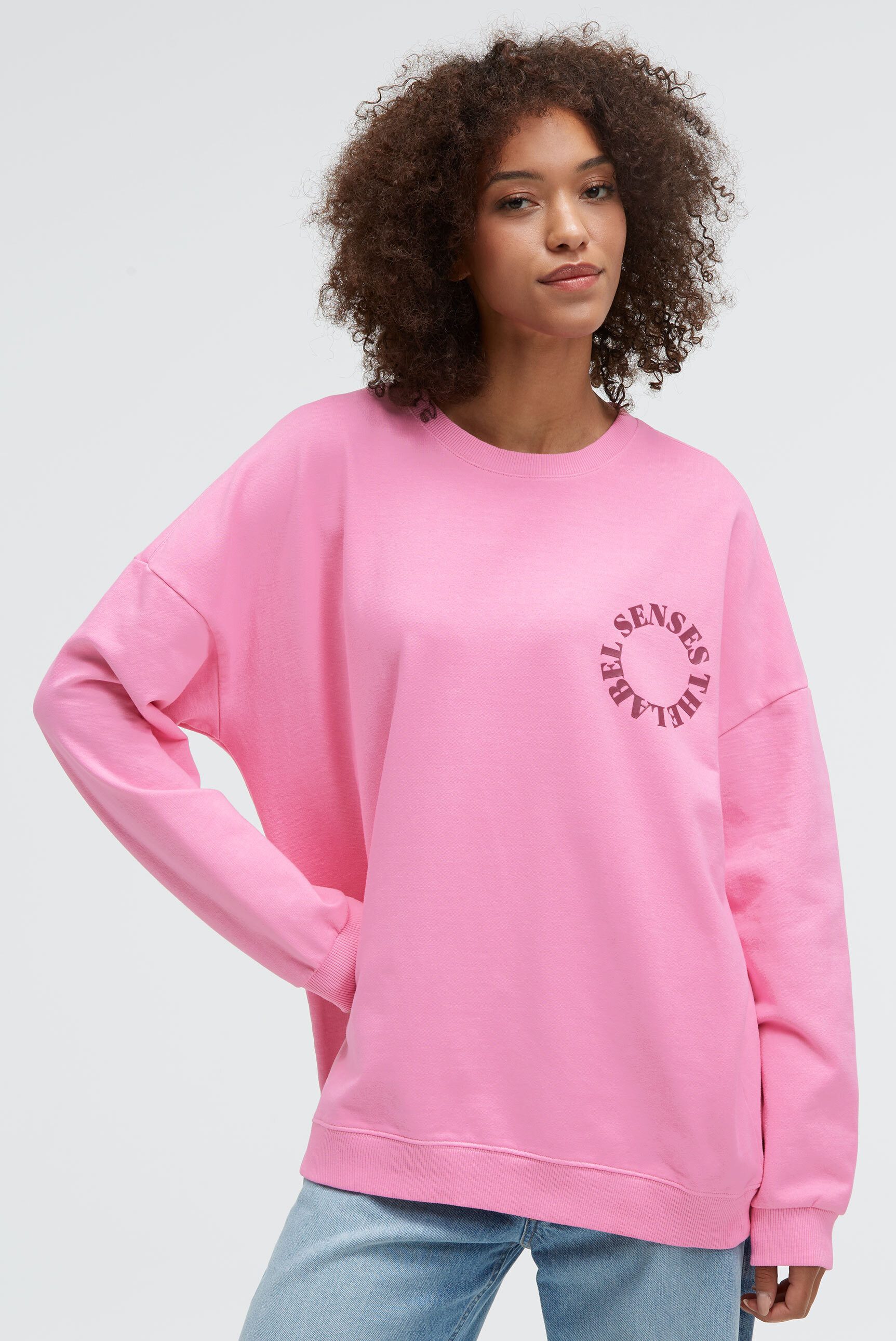 SENSES.THE LABEL Sweater mit überschnittenen Schultern