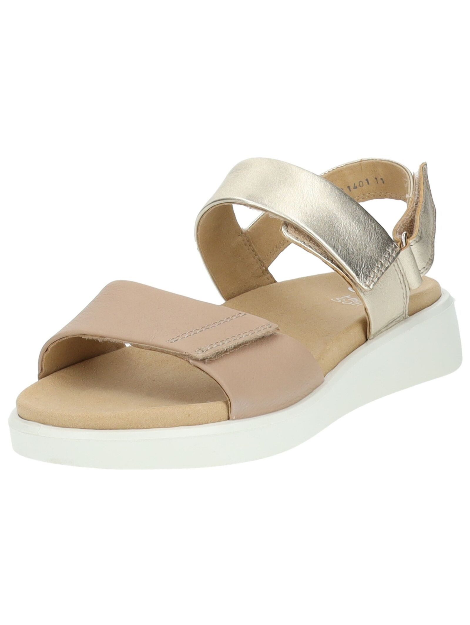 Sandalen Leder . Keilsandalette