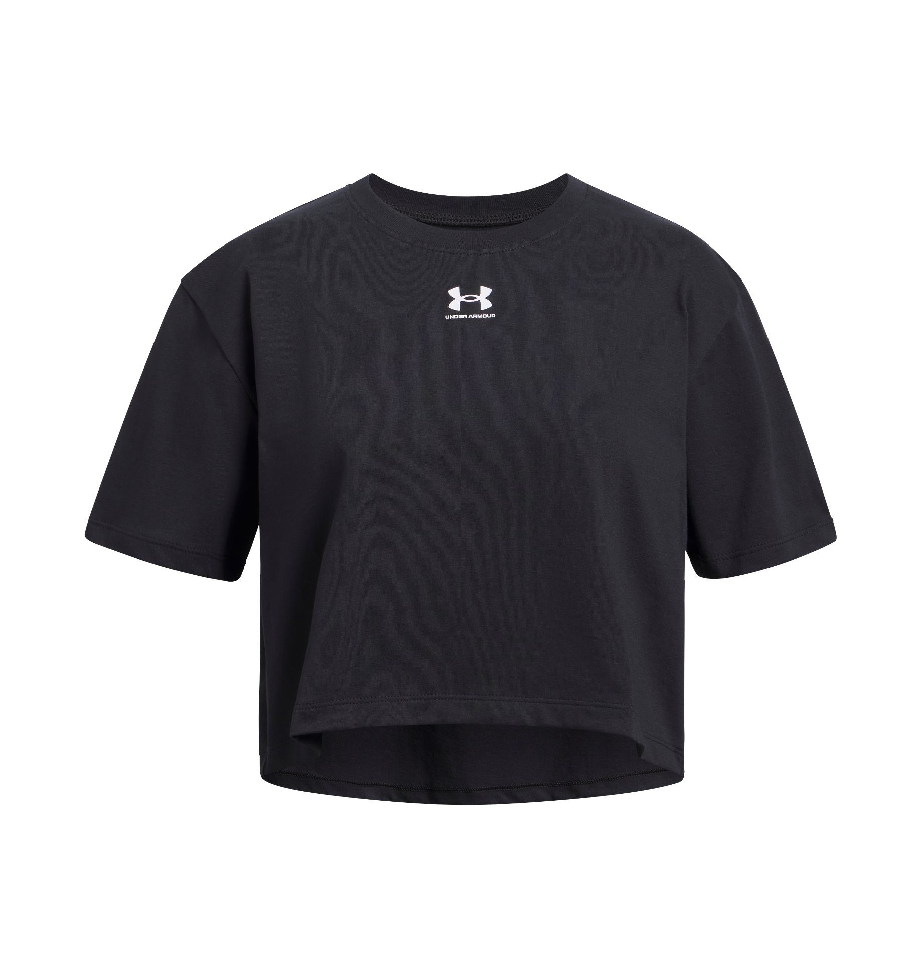 Under Armour® T-Shirt RIVAL Kurzarm, mit Rundhalsausschnitt, aus Baumwolle und Polyester