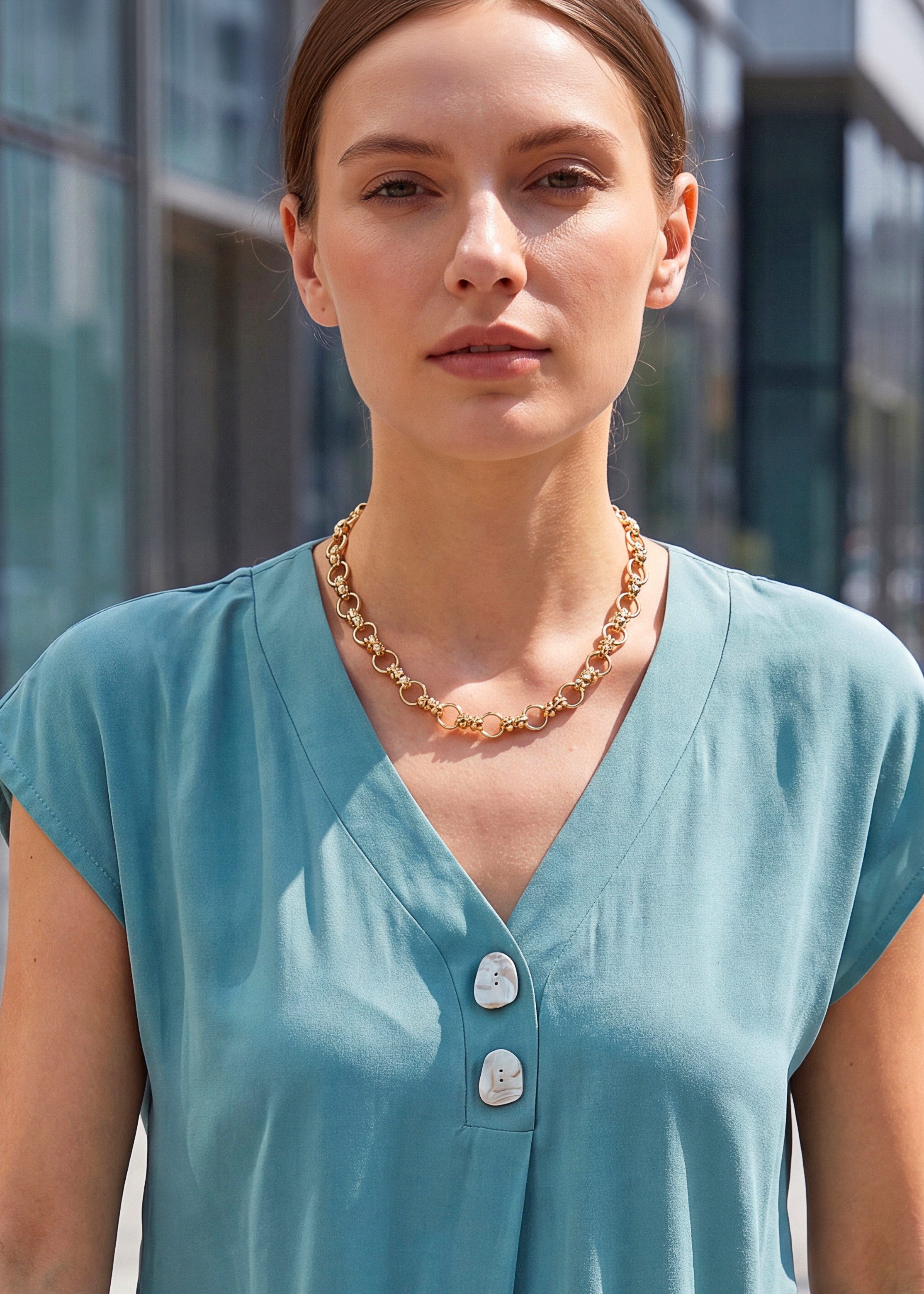 LASCANA Collier Halskette, NEU modische Gliederkette