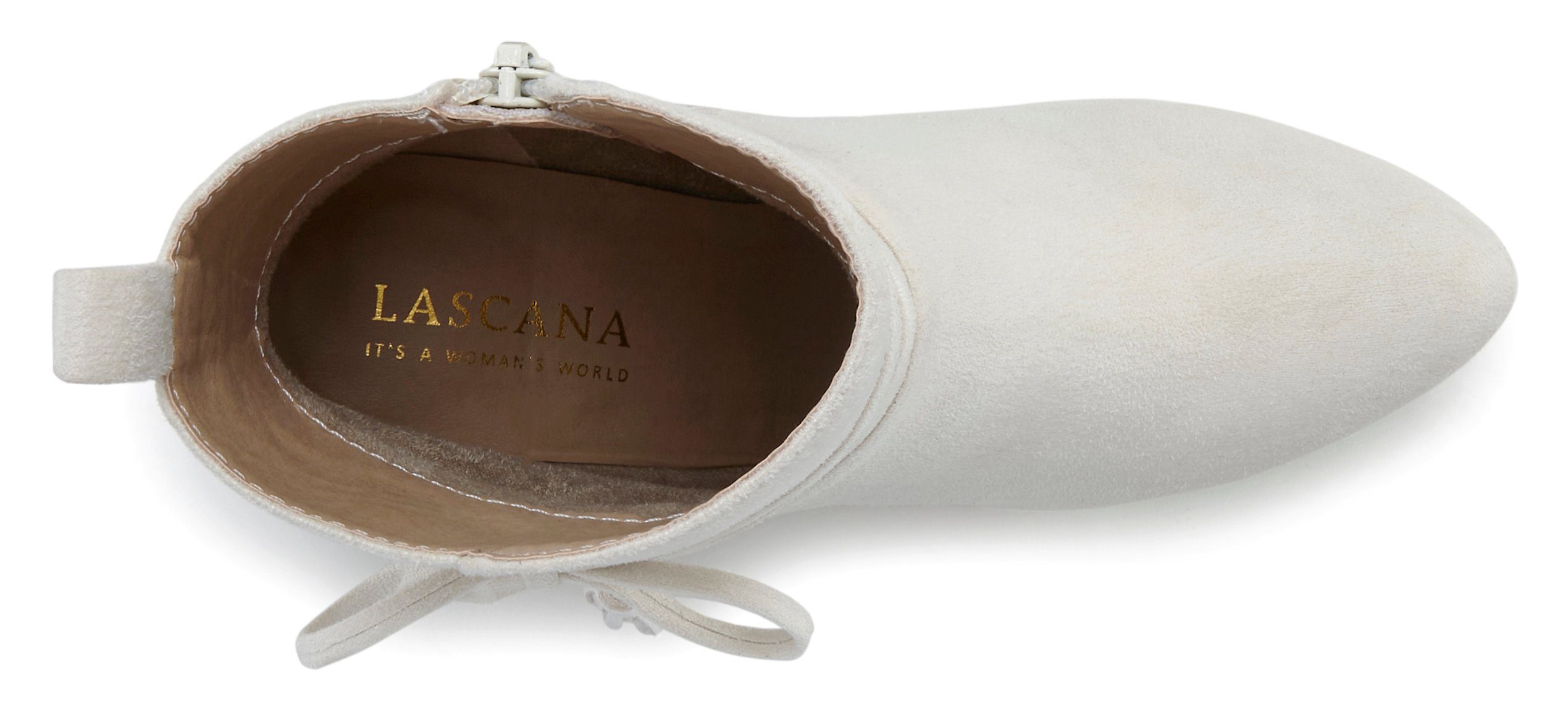 LASCANA Stiefelette mit Blockabsatz, High-Heel-Stiefelette, Ankle Boots, Stiefel