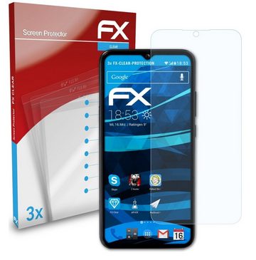 atFoliX Schutzfolie Displayschutz für Volla Phone, (3 Folien), Ultraklar und hartbeschichtet