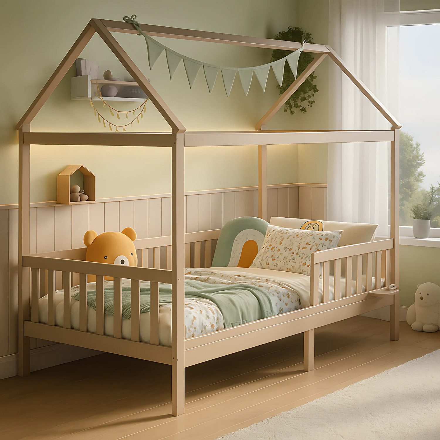 Hausbett CLOUD aus 100% FSC®-zertifiziertem Buchenholz – Bestseller & beliebt!