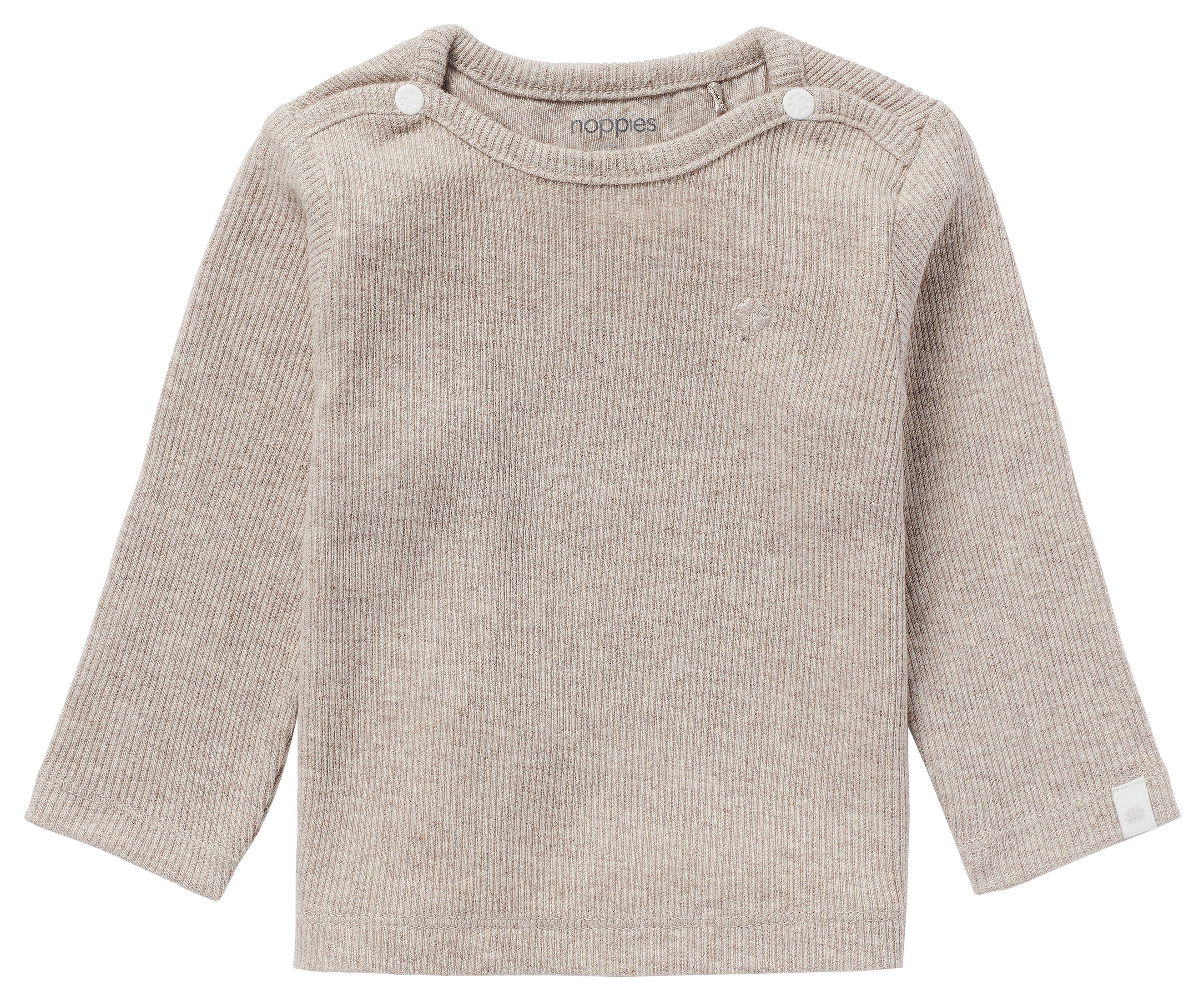 Noppies Longsleeve Noppies Langarmshirt (1-tlg) Natal Melange Taupe