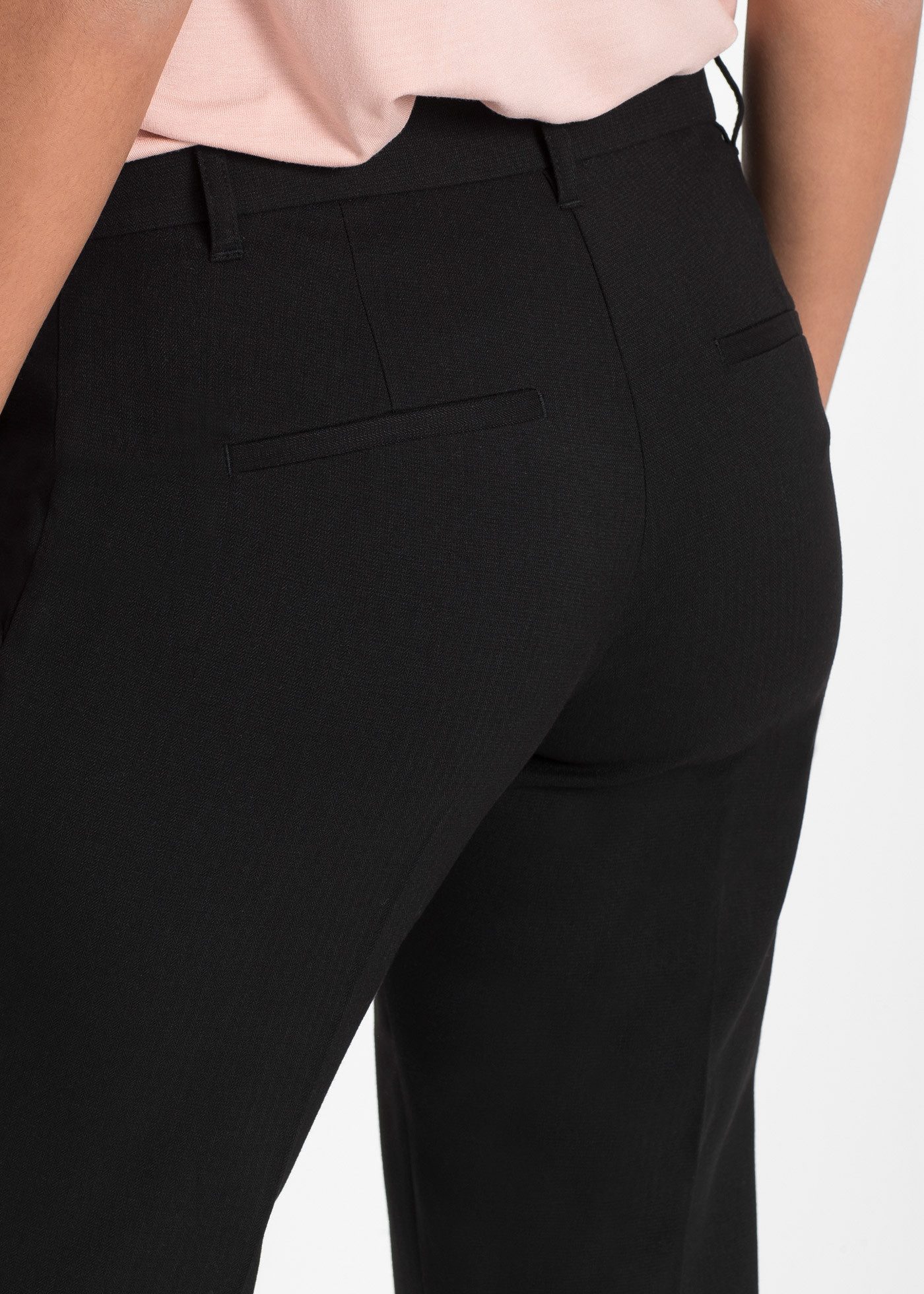 bonprix Anzughose Slim fit Passform, mit Stretchanteil, mit Bügelfalte