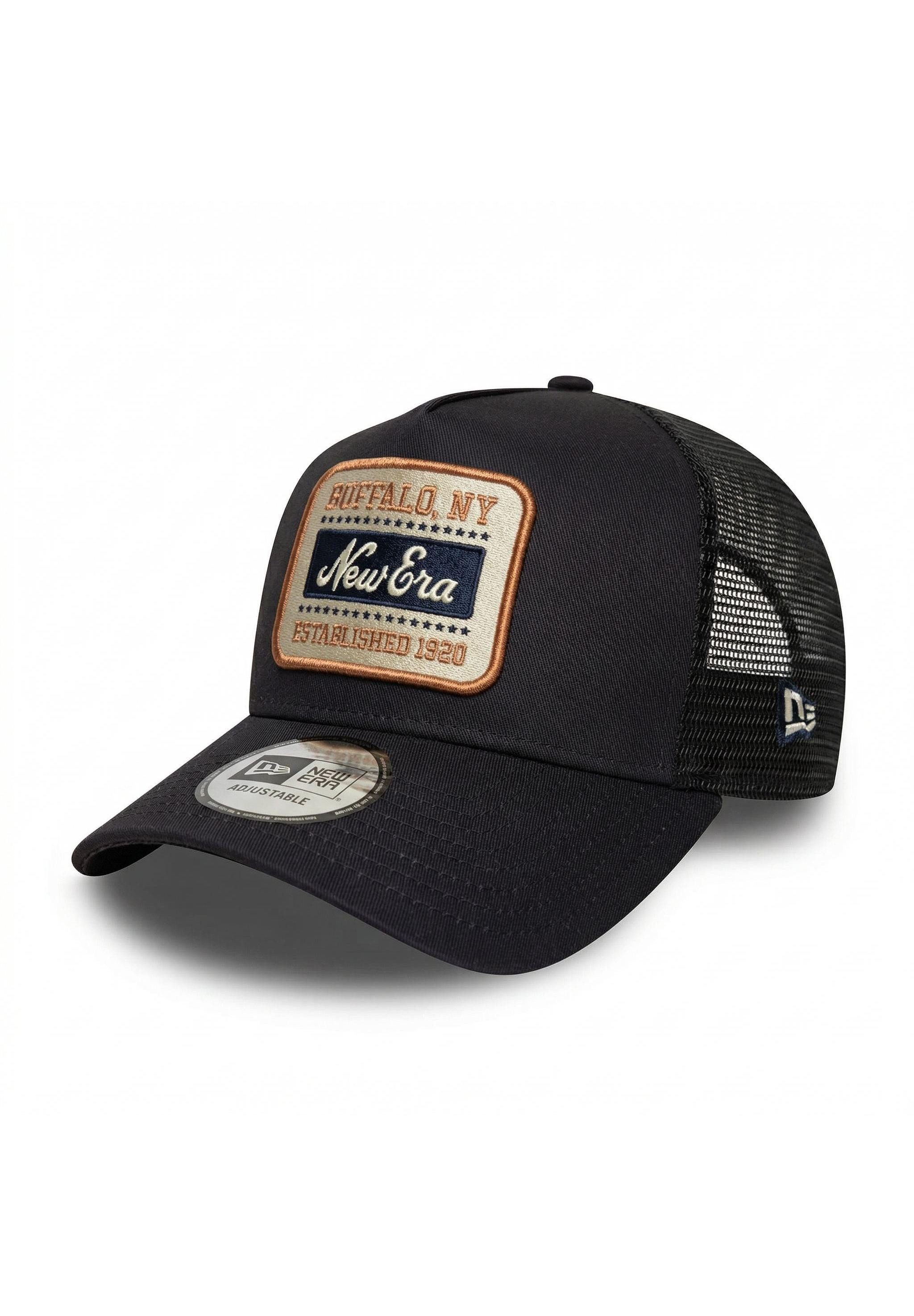 Baseball Cap New Era Company Patch 9Forty A-Frame Trucker Cap Marineblau