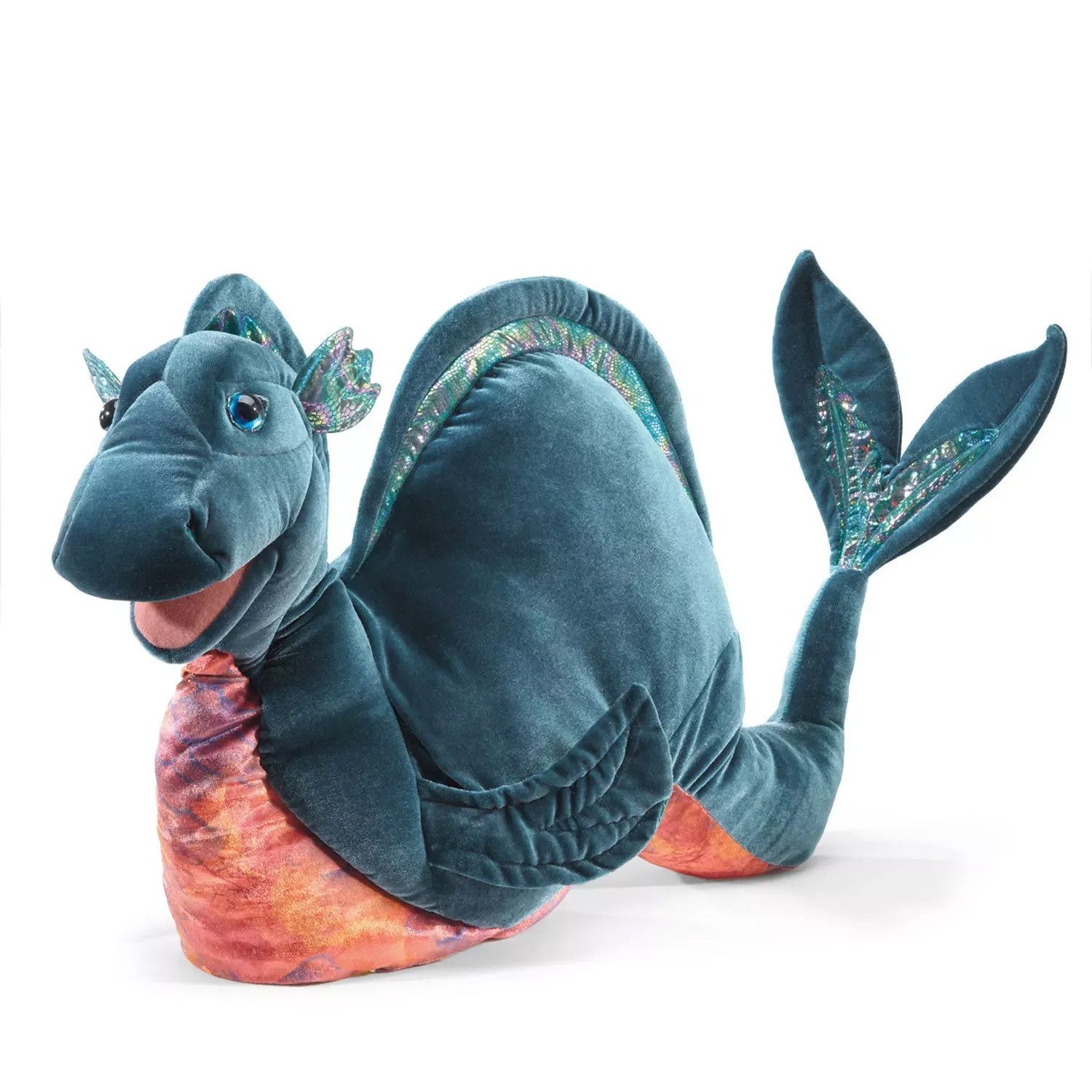 Folkmanis Панч и Джуди Handpuppe Folkmanis Handpuppe Nessie / Ungeheuer von Loch Ness 3219 (Packung)