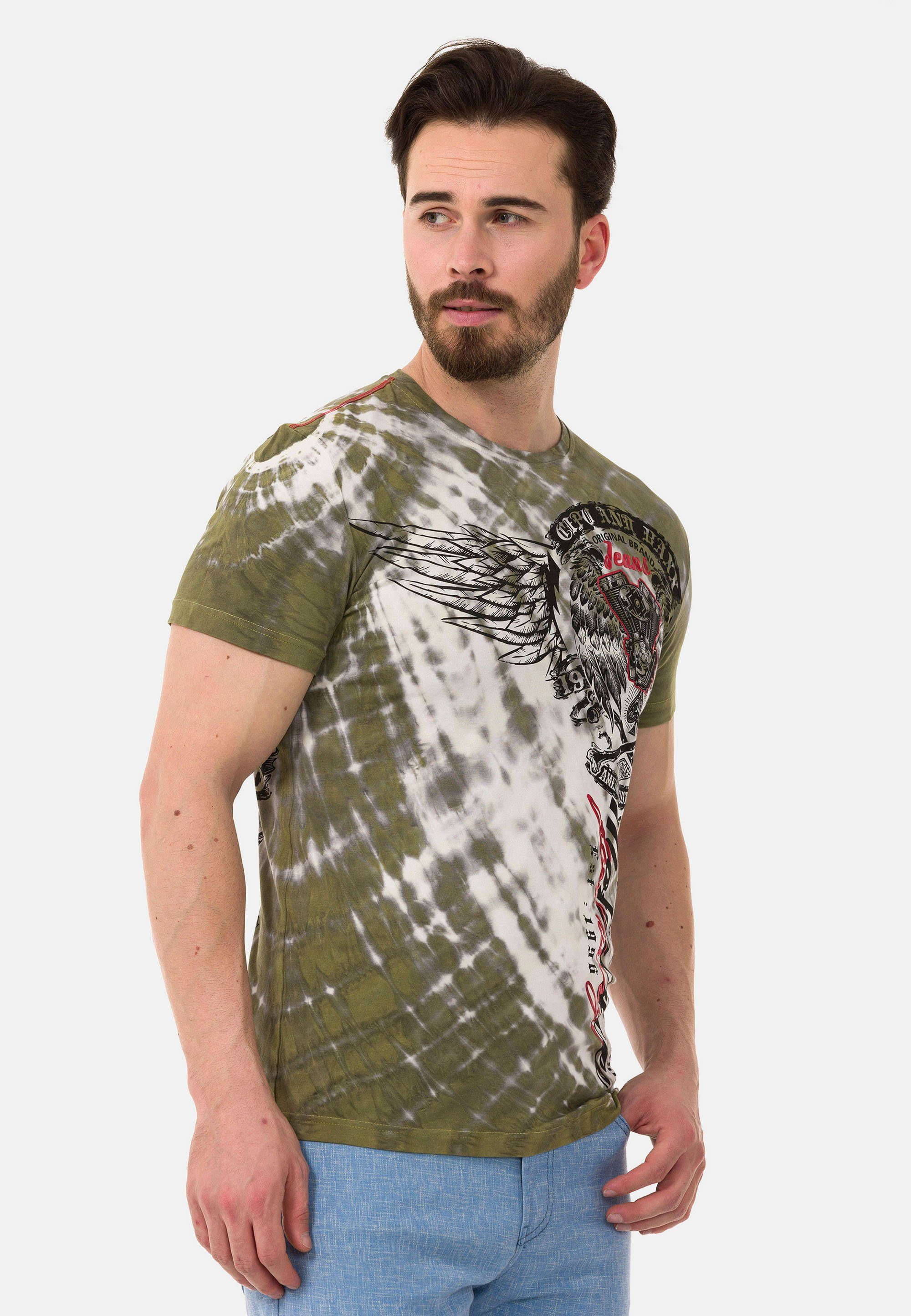 Markenprints mit & grün Baxx Cipo T-Shirt coolen