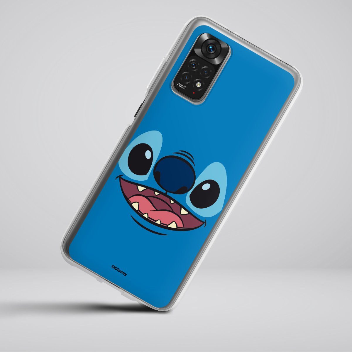 DeinDesign Handyhülle Lilo & Stitch Disney Offizielles Lizenzprodukt Stitch Closeup, Xiaomi Redmi Note 11 Silikon Hülle Bumper Case Handy Schutzhülle