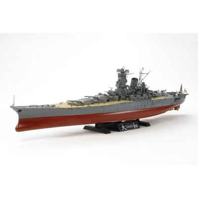 Tamiya Modellboot 300078030 - Modellbausatz,1:350 JPN Yamato 2013 Schlachtschiff