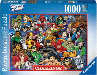 Ravensburger Puzzle Challenge, DC Comics, 1000 Puzzleteile, FSC® - schützt Wald - weltweit; Made in Germany
