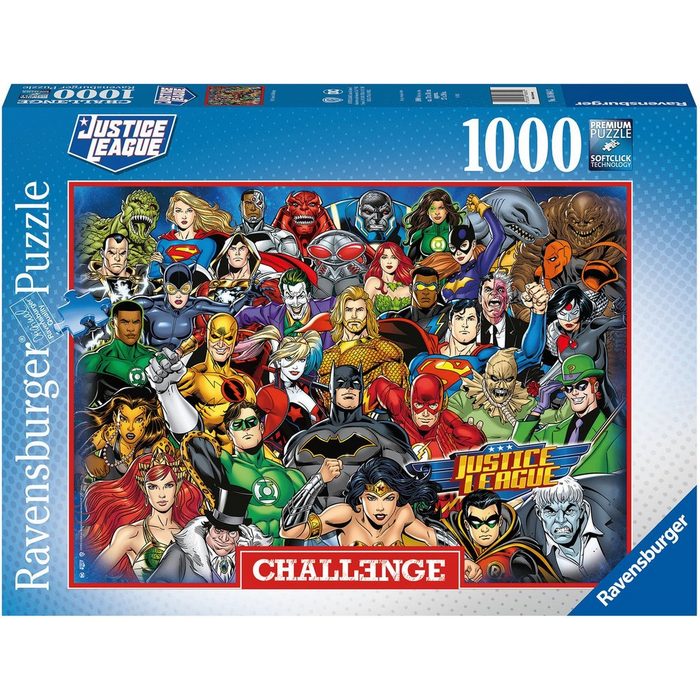 Ravensburger Puzzle Challenge DC Comics 1000 Puzzleteile FSC® - schützt Wald - weltweit; Made in Germany