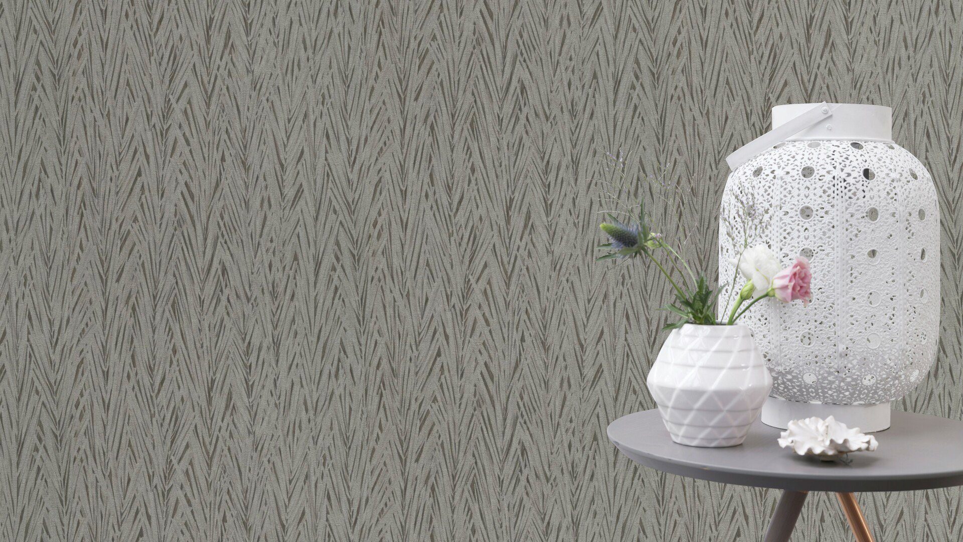 Rasch Vliestapete Composition, (1 St), mit Blättern