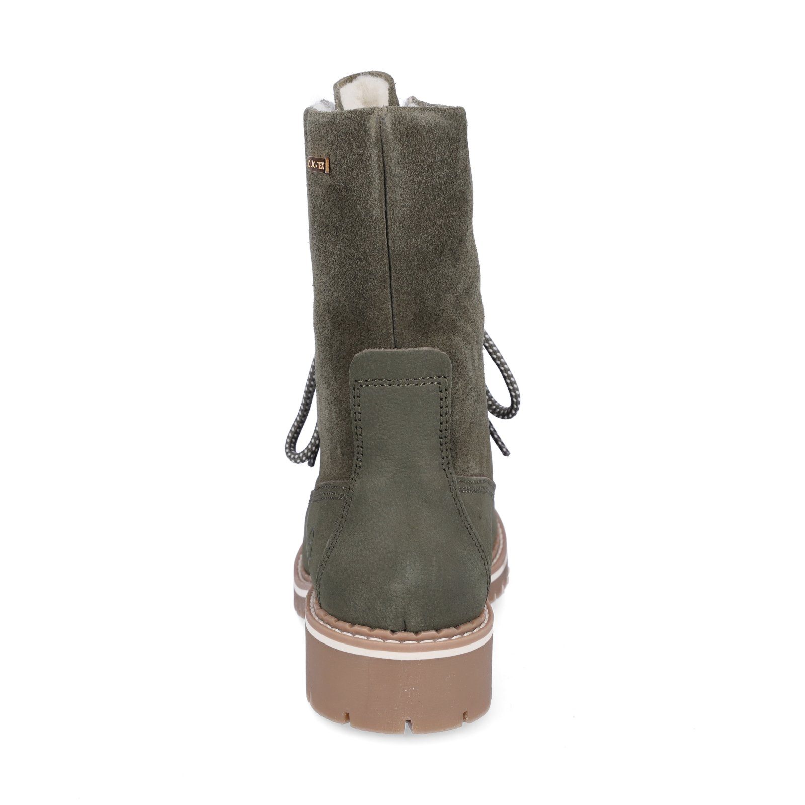 Tamaris Tamaris Damen Leder Schnürboot olive Schnürboots
