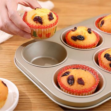 BlauCoastal Backform Backformen Muffinform, für 12 Muffins oder Cupcakes, (1-tlg)