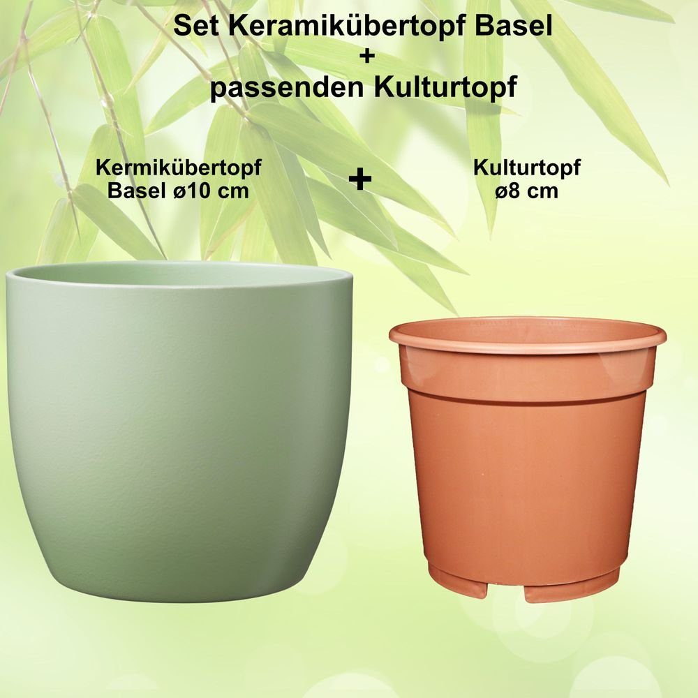 Heimwerkercenter Übertopf Set - Keramikübertopf Basel günstig online kaufen