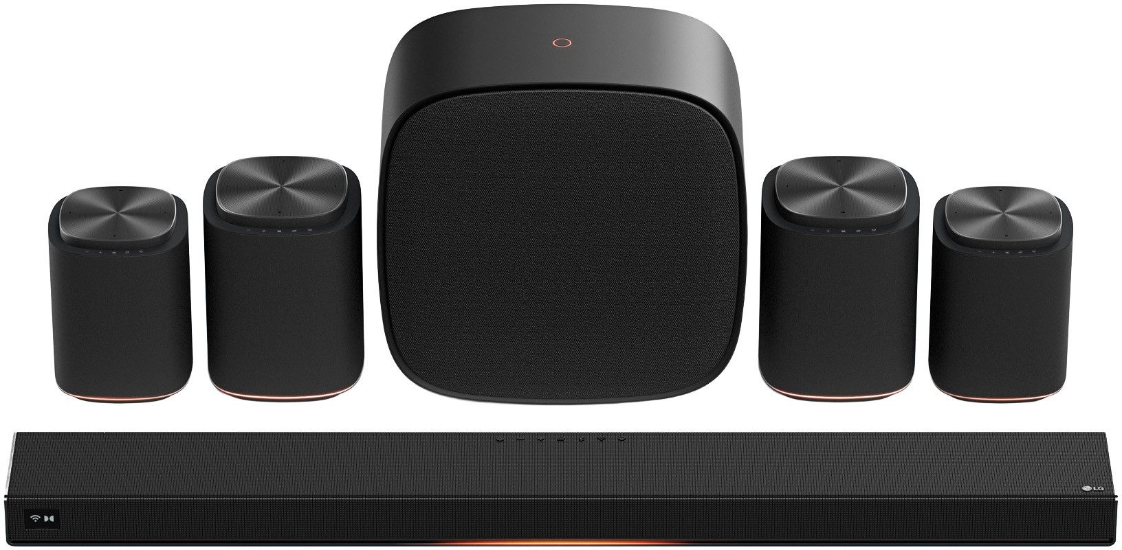 LG Sound Suite M7 Satellit Soundbar 2.1 (Bluetooth, WLAN, 100 W)