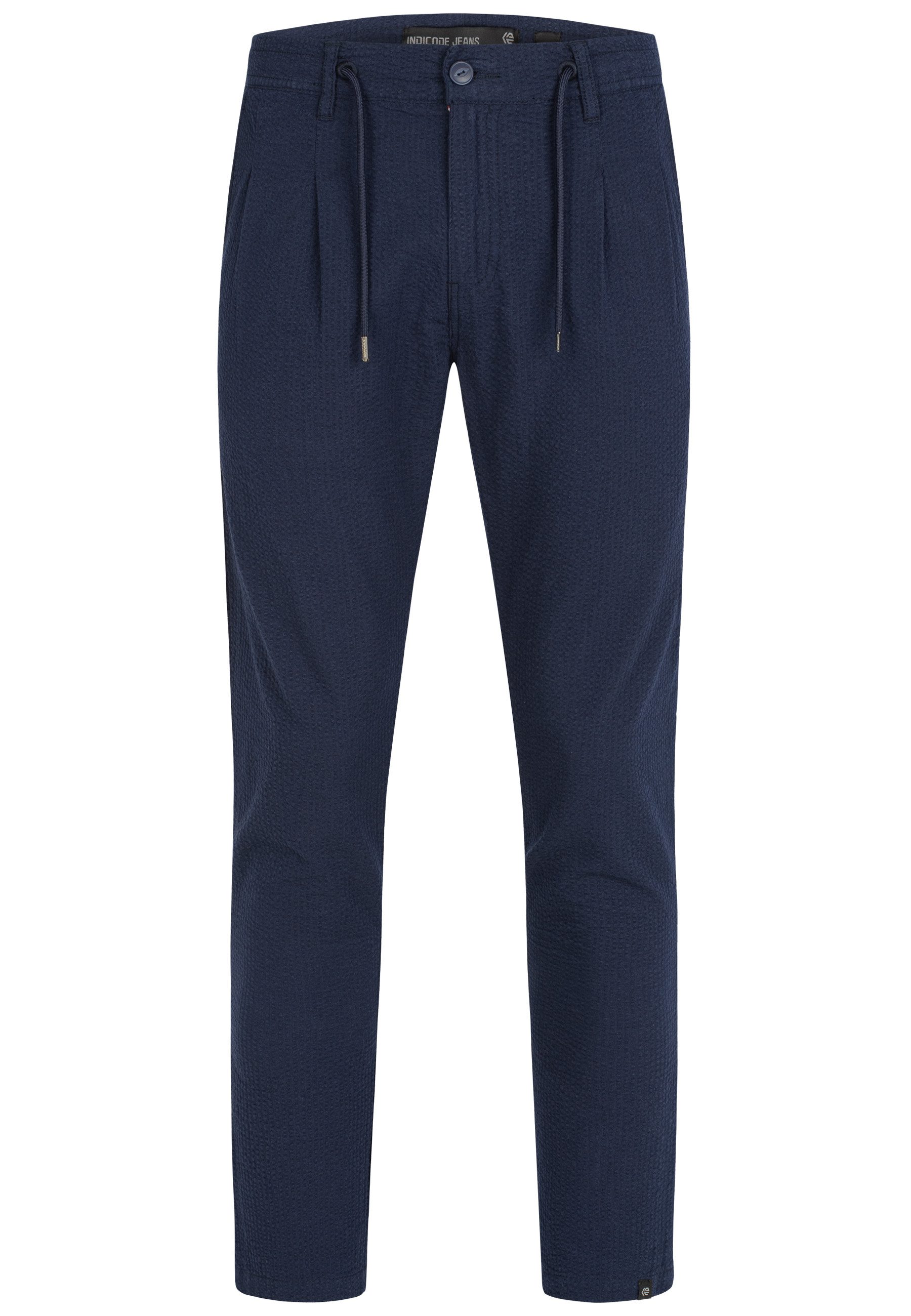 Indicode Stoffhose INWebb aus Seersucker-Gewebe für günstig online kaufen