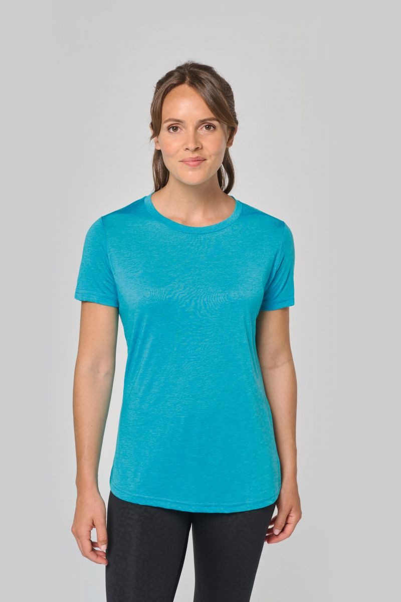 Proact Trainingsshirt Damen-Triblend-Sportshirt mit Rundhalsausschnitt