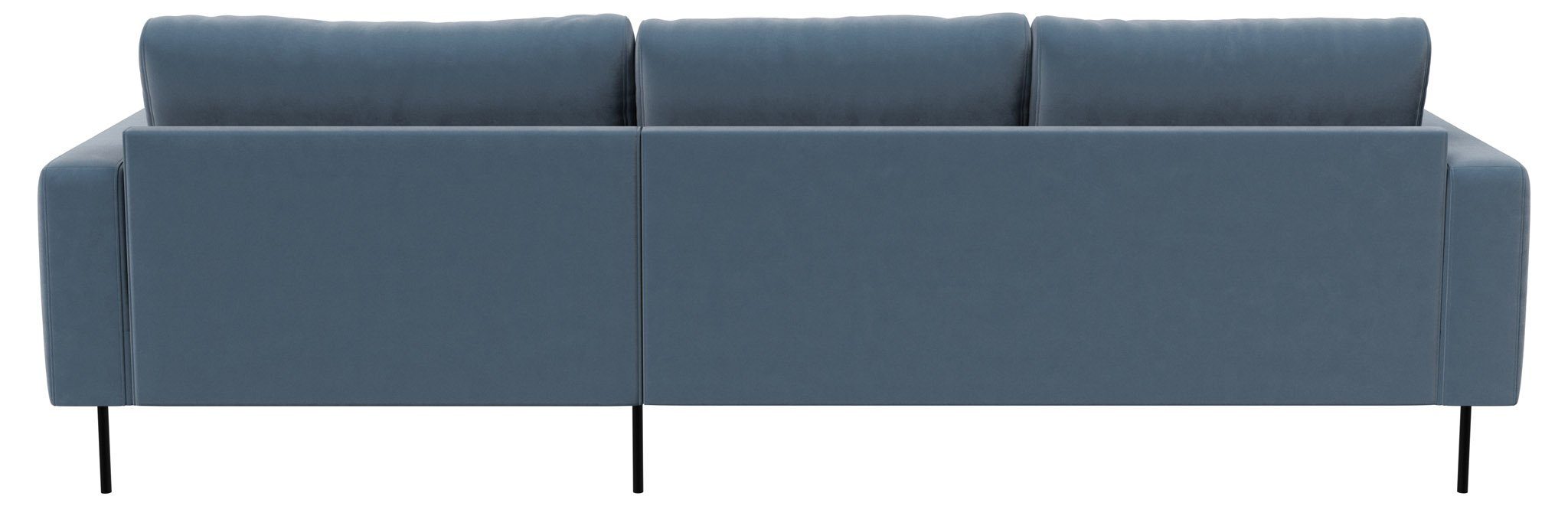 ebuy24 Sofa Rouge Staubblau//Rechtsgewendet mit.//Staubblau//Rechtsgewen 2,5-Sitzer-Sofa