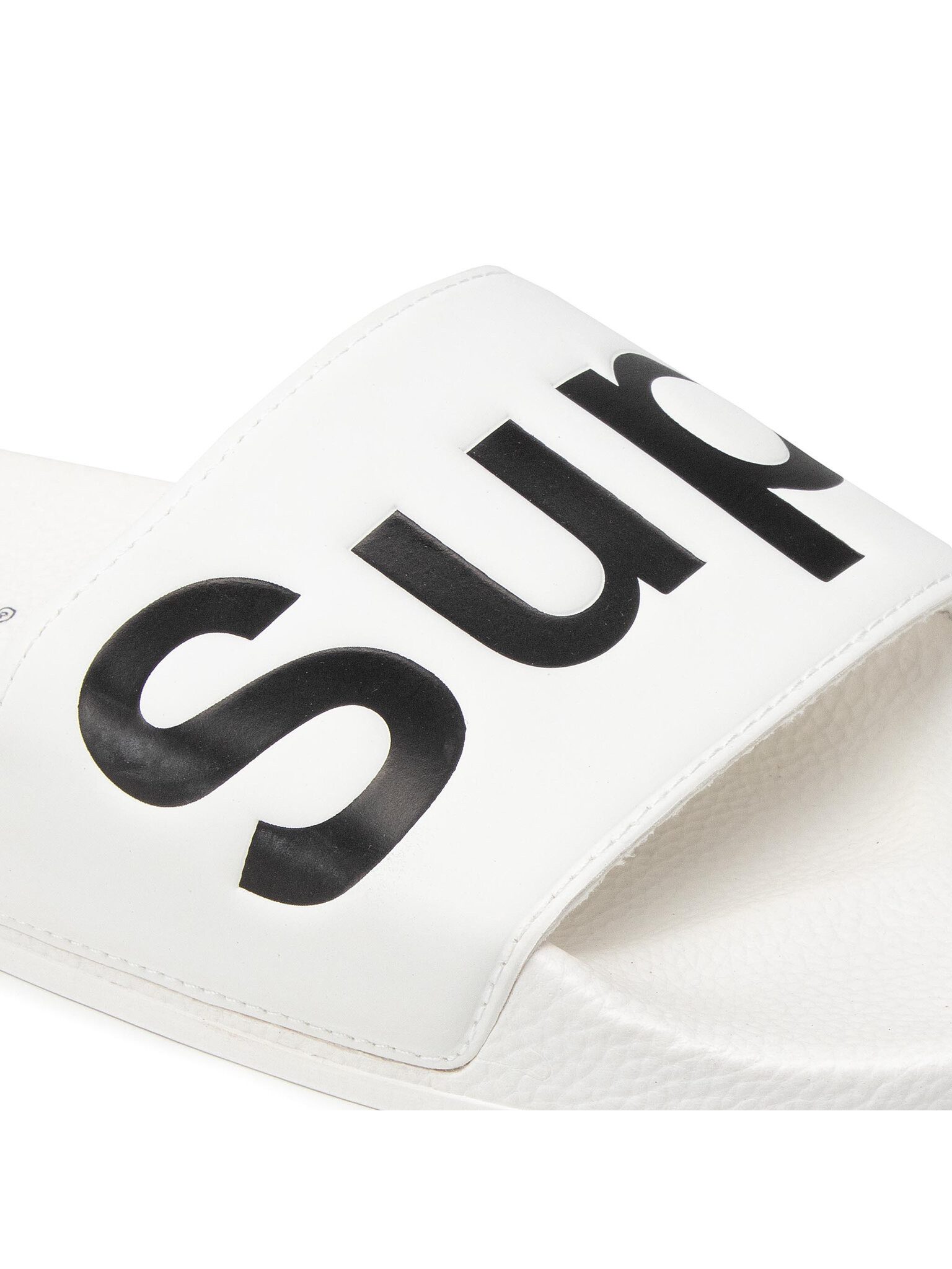 Superga Superga Damen Flip-Flops SUPERGA-1908 SLIDES POLYSOFT WHITE-BLACK 909 Badepantolette