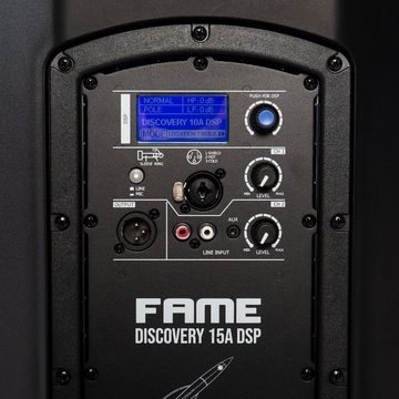 Fame Audio Lautsprecher (Discovery 15A DSP, Aktiver 2-Wege-Lautsprecher, 15 Zoll Woofer)