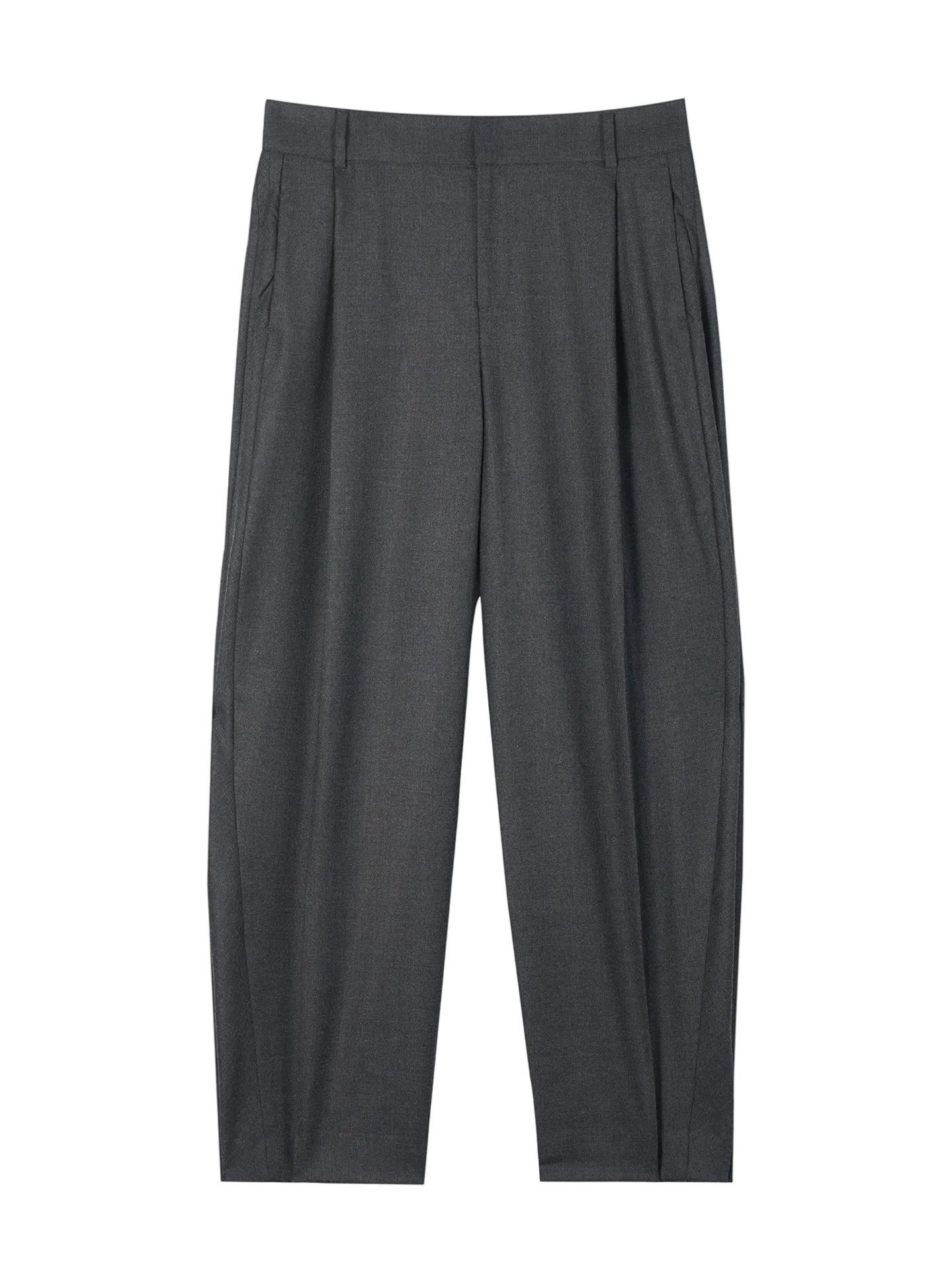 GOBI Cashmere Strickhose Kaschmirhose mit Barrel-Bein