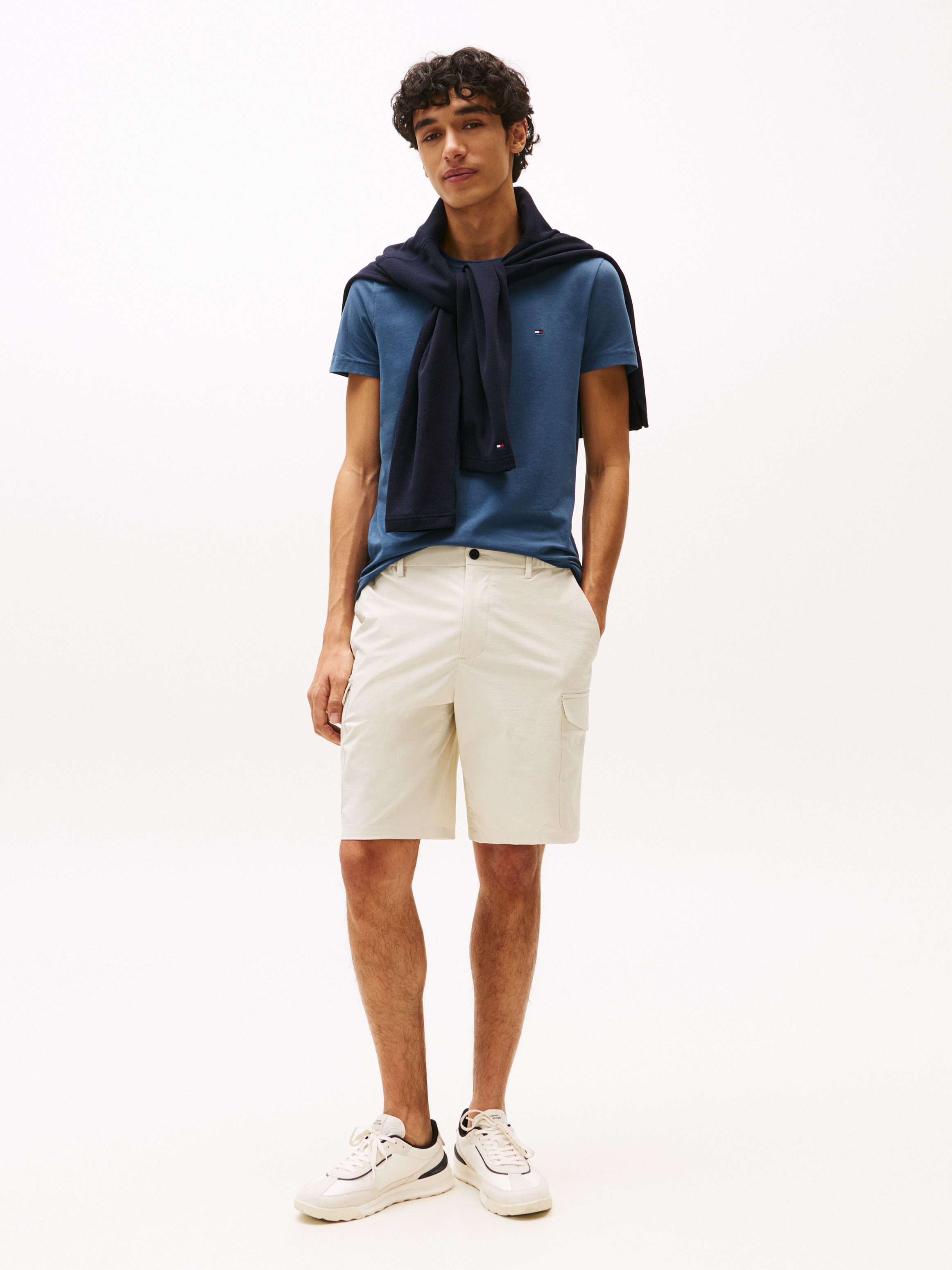 Tommy Hilfiger T-Shirt STRETCH SLIM FIT TEE mit Rundhalsausschnitt