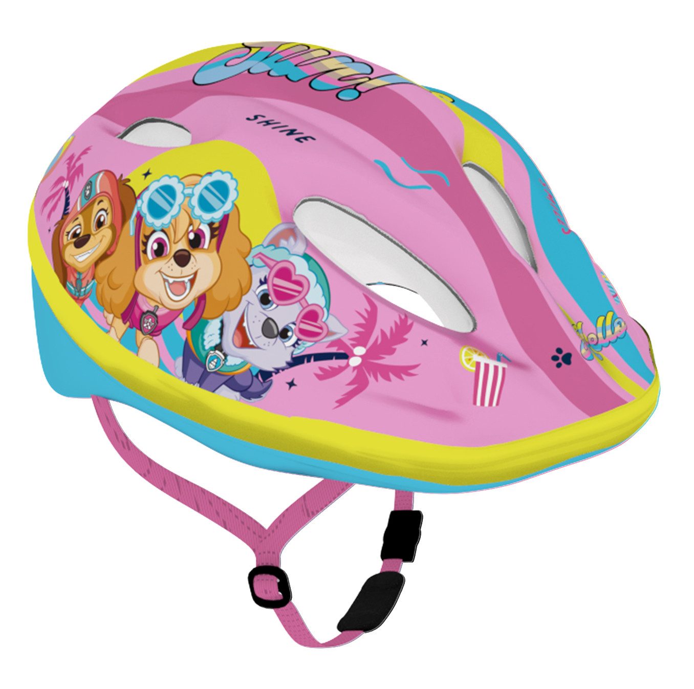 PAW PATROL Kinderfahrradhelm Girls Schutzhelm 52 bis 56 cm für Fahrrad Roller und Skates