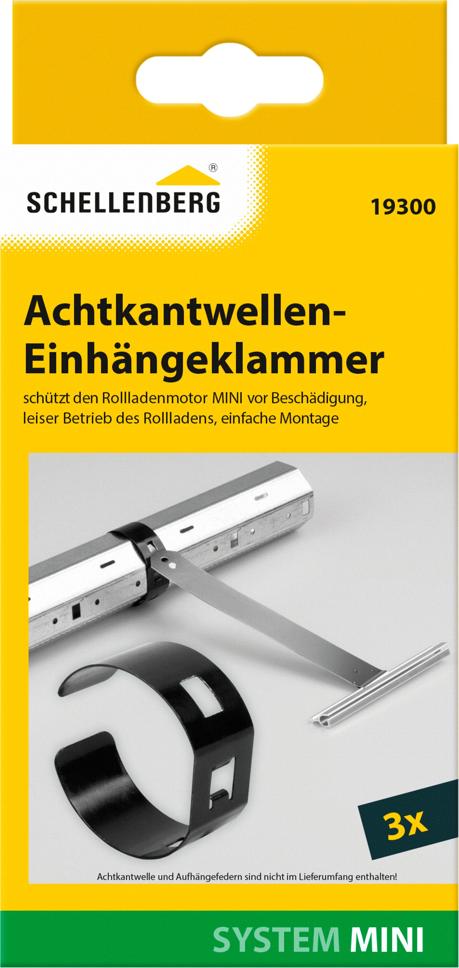SCHELLENBERG Rollladenaufhängung 3 Stk. Einhängeklammern Mini für Ø 40 mm S günstig online kaufen