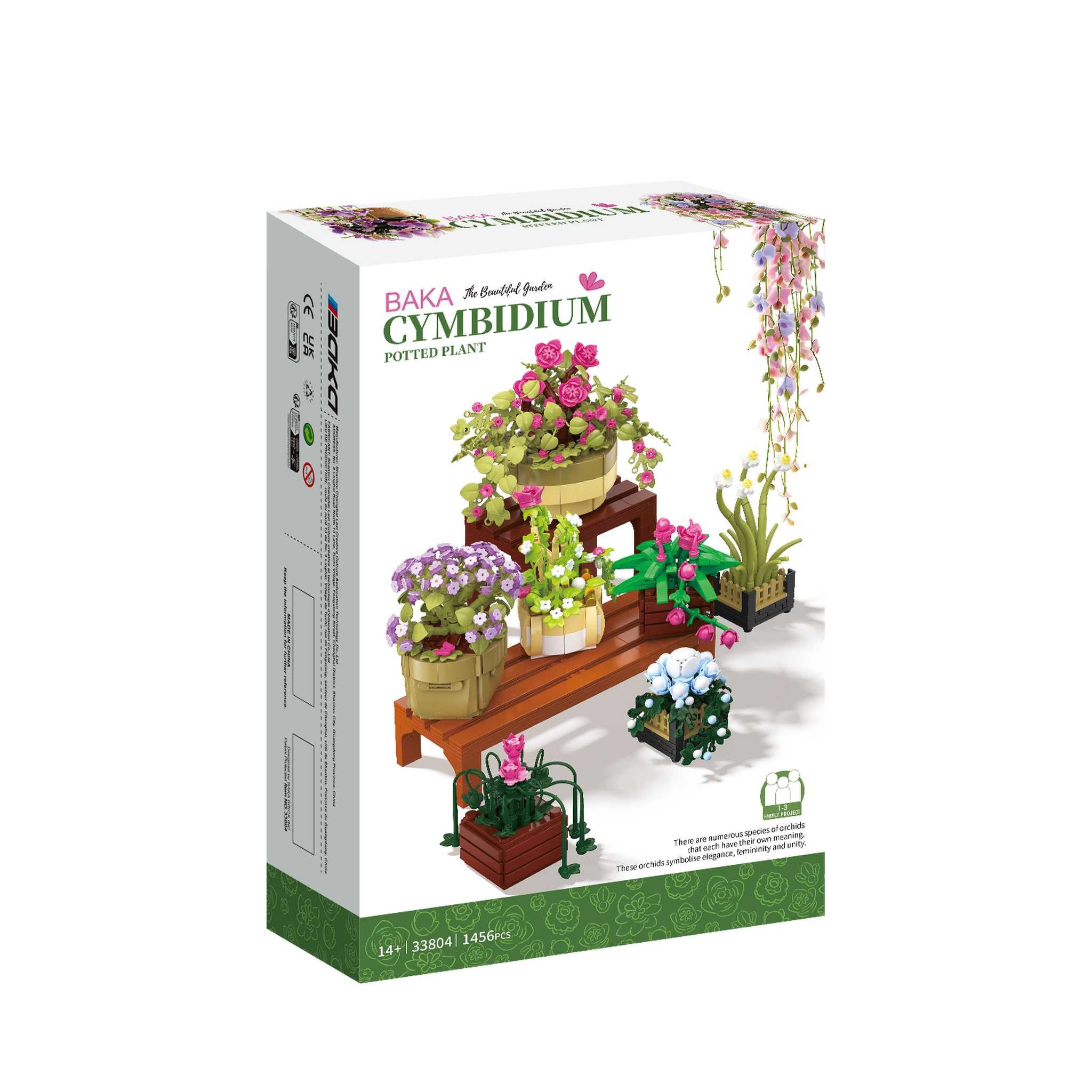 BAKA 33804 - Topfpflanzen (Baka) Spielbausteine