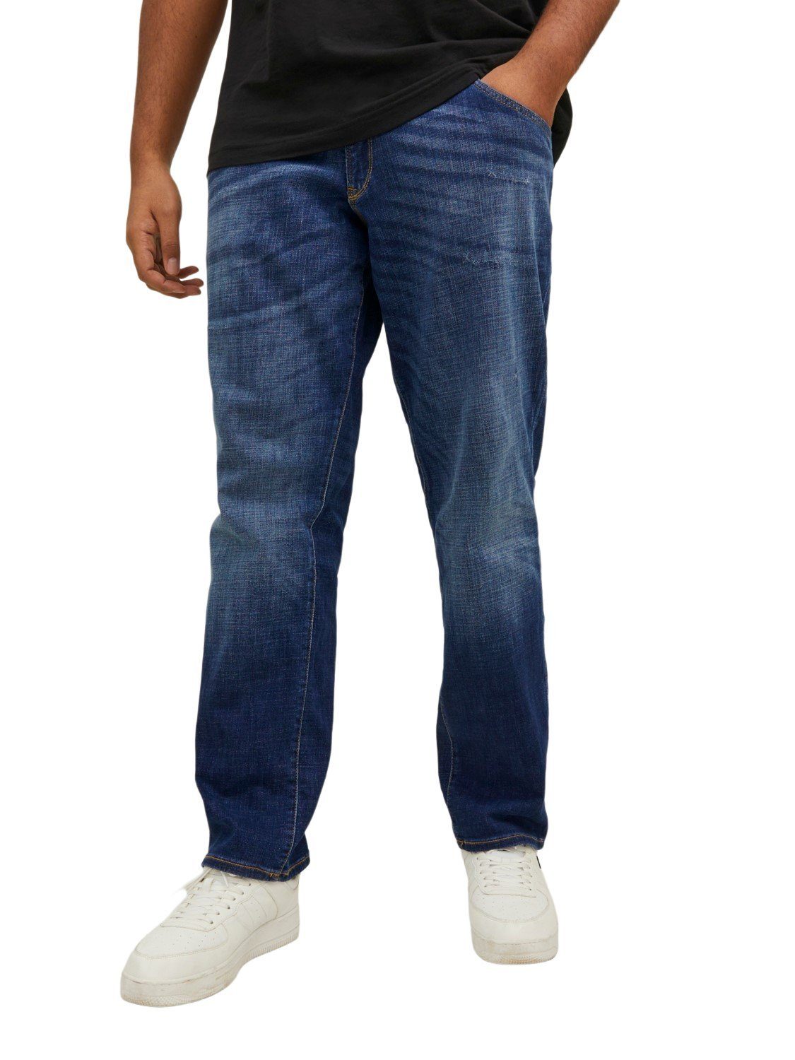 Slim-fit-Jeans Jack & Jones JJFOX aus JJIGLENN 348 Baumwolle GE