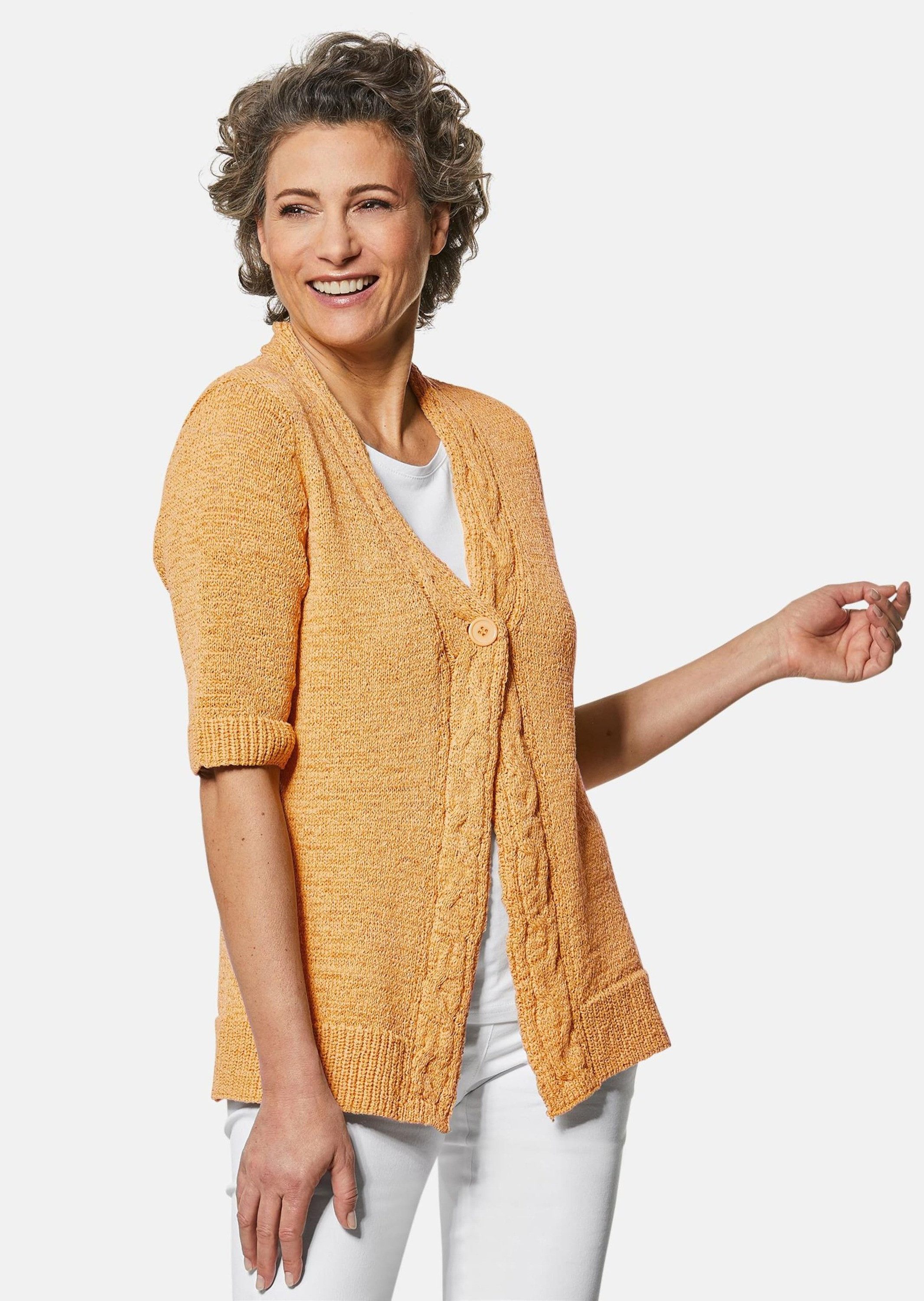 GOLDNER Strickjacke Kurzgröße: