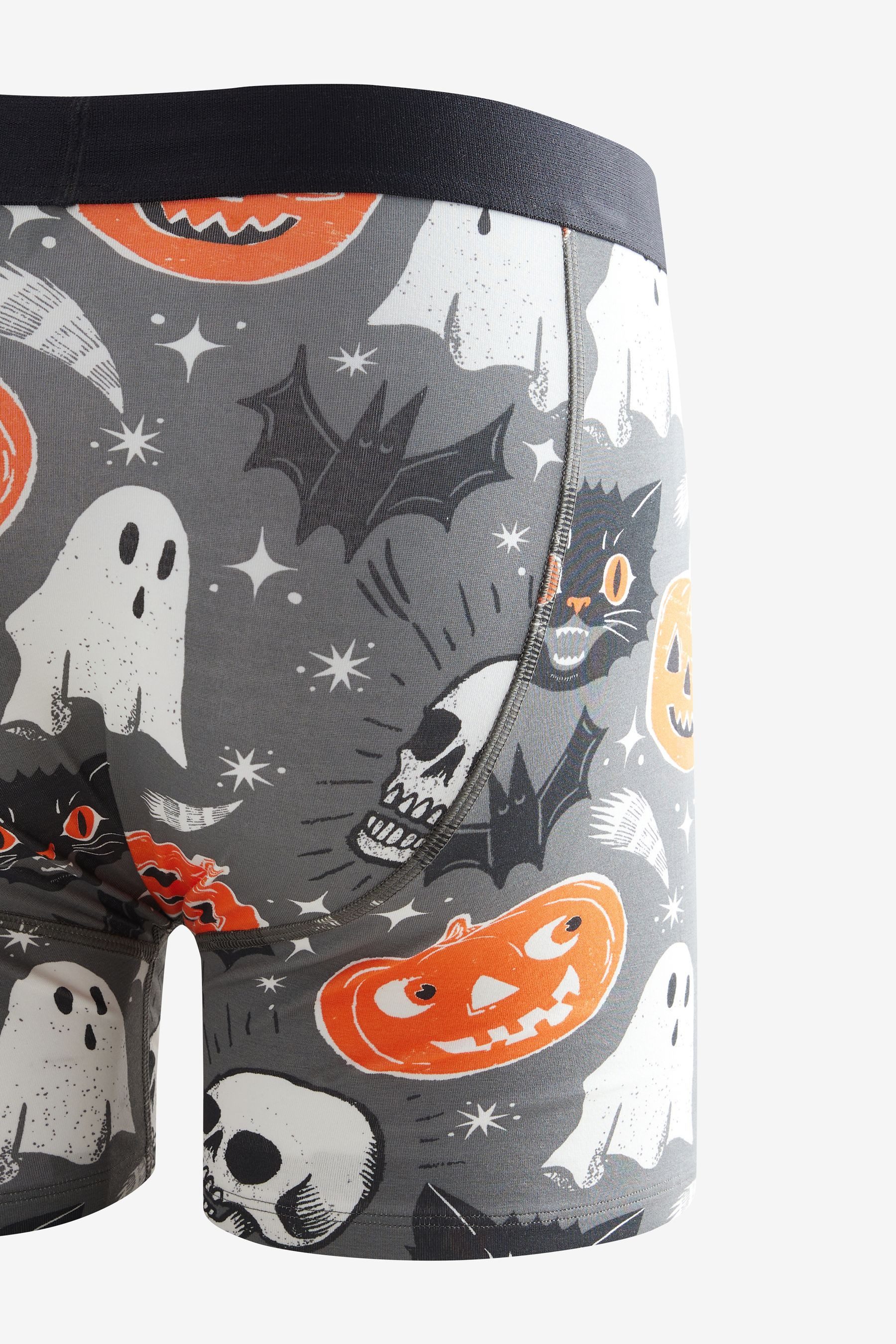 Next Boxershorts Single Unterhose mit Halloween-Muster (1-St) günstig online kaufen