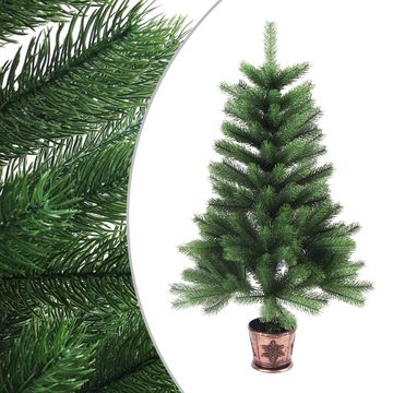 vidaXL Künstlicher Weihnachtsbaum Künstlicher Weihnachtsbaum mit Beleuchtung & Kugeln 65 cm Grün