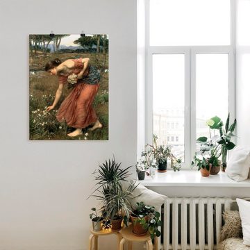 Artland Wandbild Narziß, Frau (1 St), als Leinwandbild, Poster in verschied. Größen