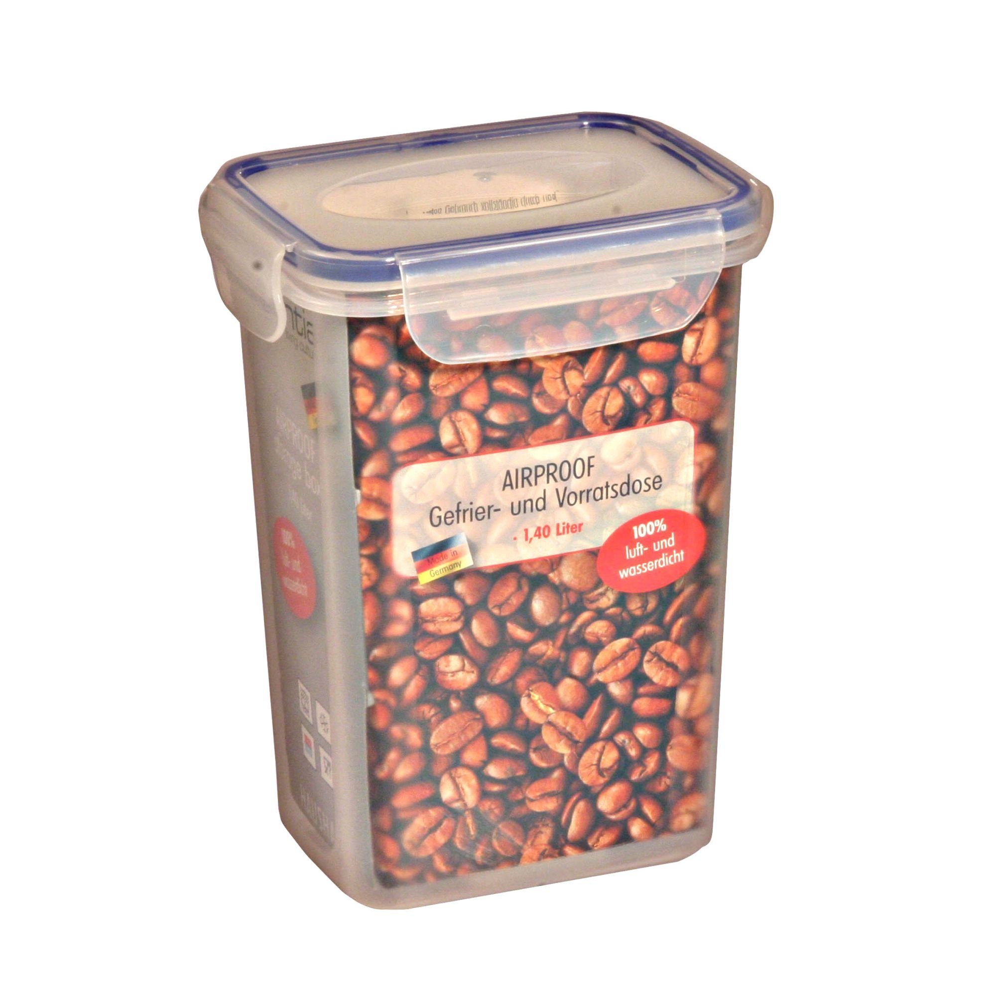 axentia Vorratsdose, Kunststoff, Kaffeedose 1.4 (1-tlg), Multifunktionsbox, Frischhaltedose Liter