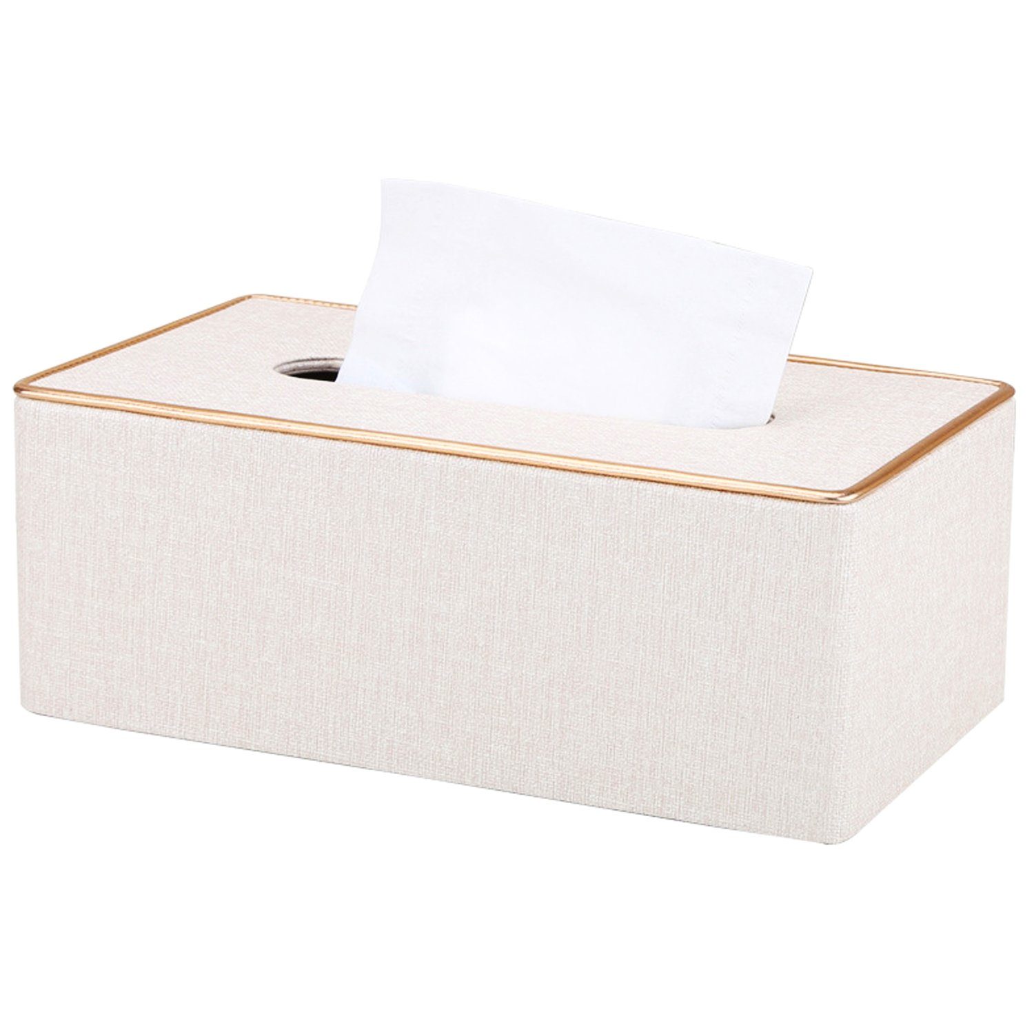 GORESE Weihnachten Taschentuchbox,Weihnachtsmann Kosmetiktücherbox PU