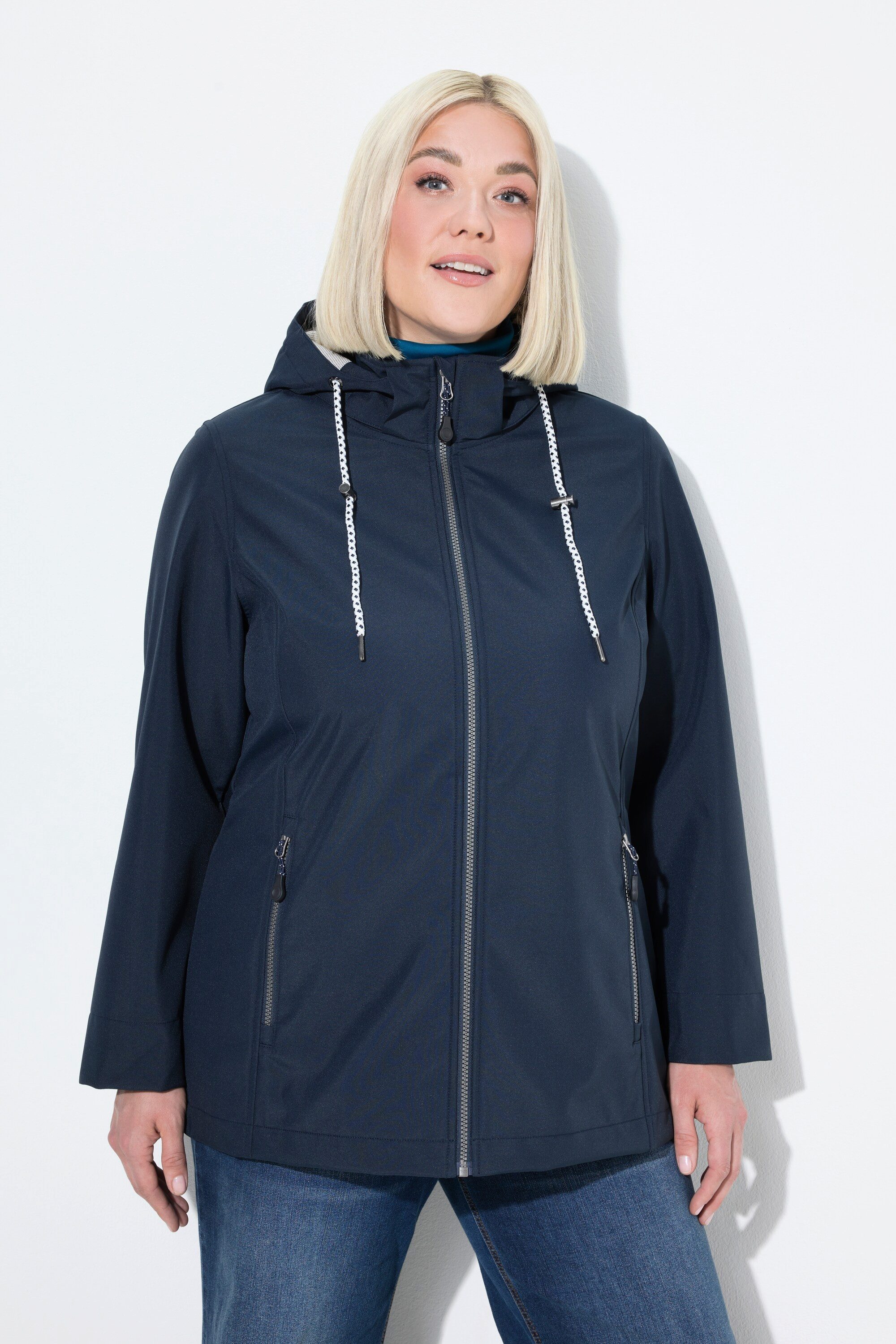 Ulla Popken Softshelljacke HYPRAR Softshelljacke wasserabweisend günstig online kaufen