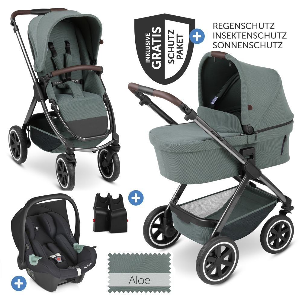 Zamboo - Getränkehalter für Buggy und Kinderwagen - Schwarz Grau