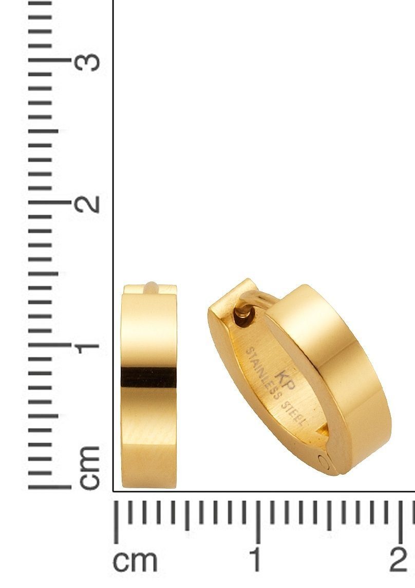 Firetti Paar Creolen Schmuck Geschenk Basic, Ø 14 mm