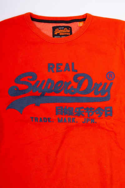 Superdry Sweatshirt Superdry Herren Sweatshirt Superdry ClassicPrint Orange