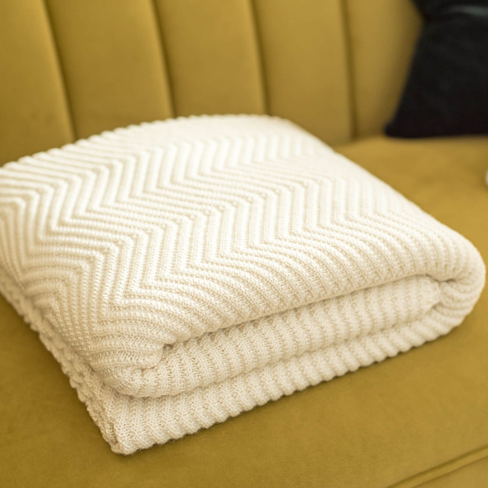 Wohndecke Große Kuscheldecke aus Merino Schurwolle 140 x 200 cm, Sonnenstri günstig online kaufen