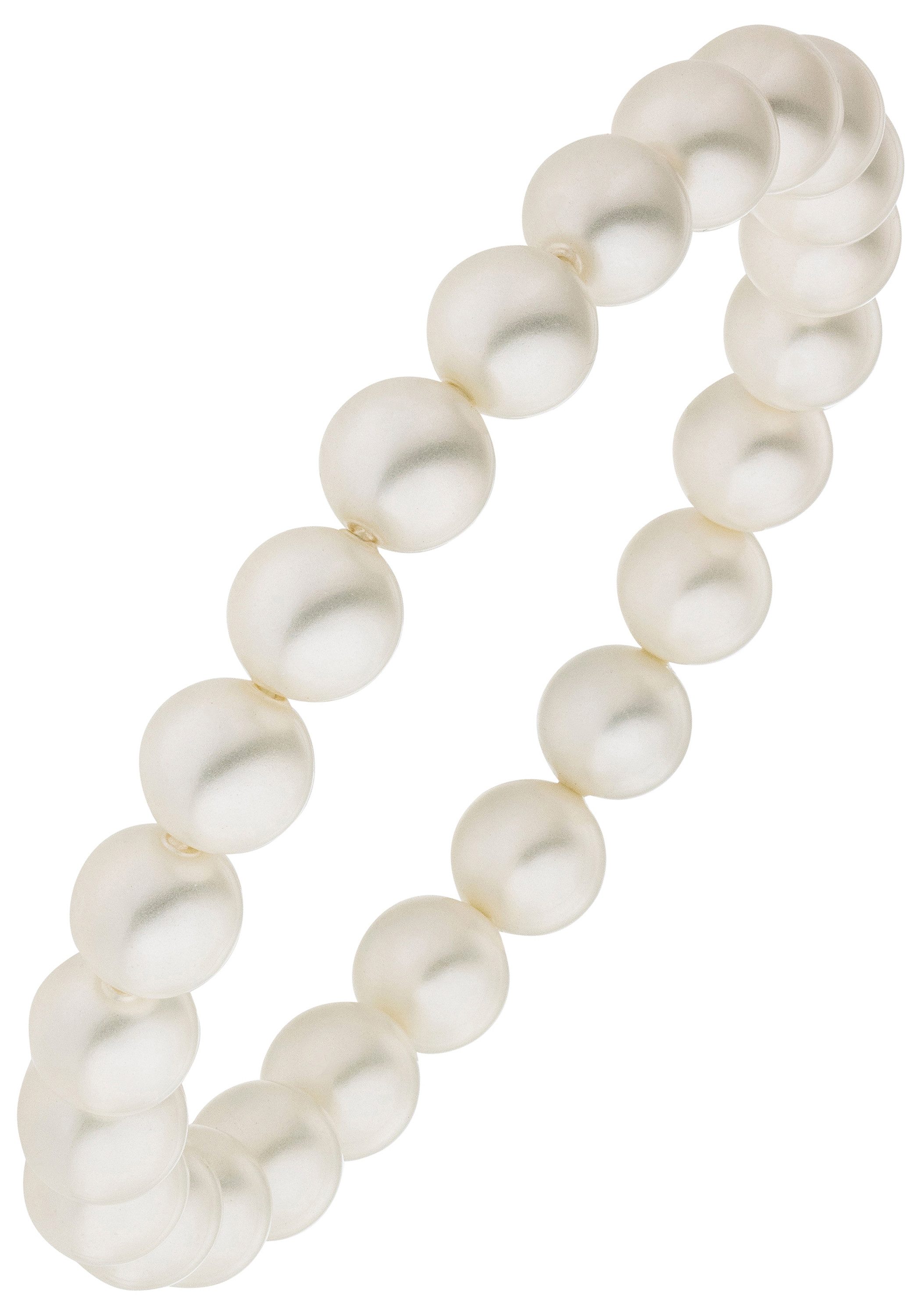JOBO Armband Muschelkern-Perlen 8 mm, weiß 17 cm günstig online kaufen