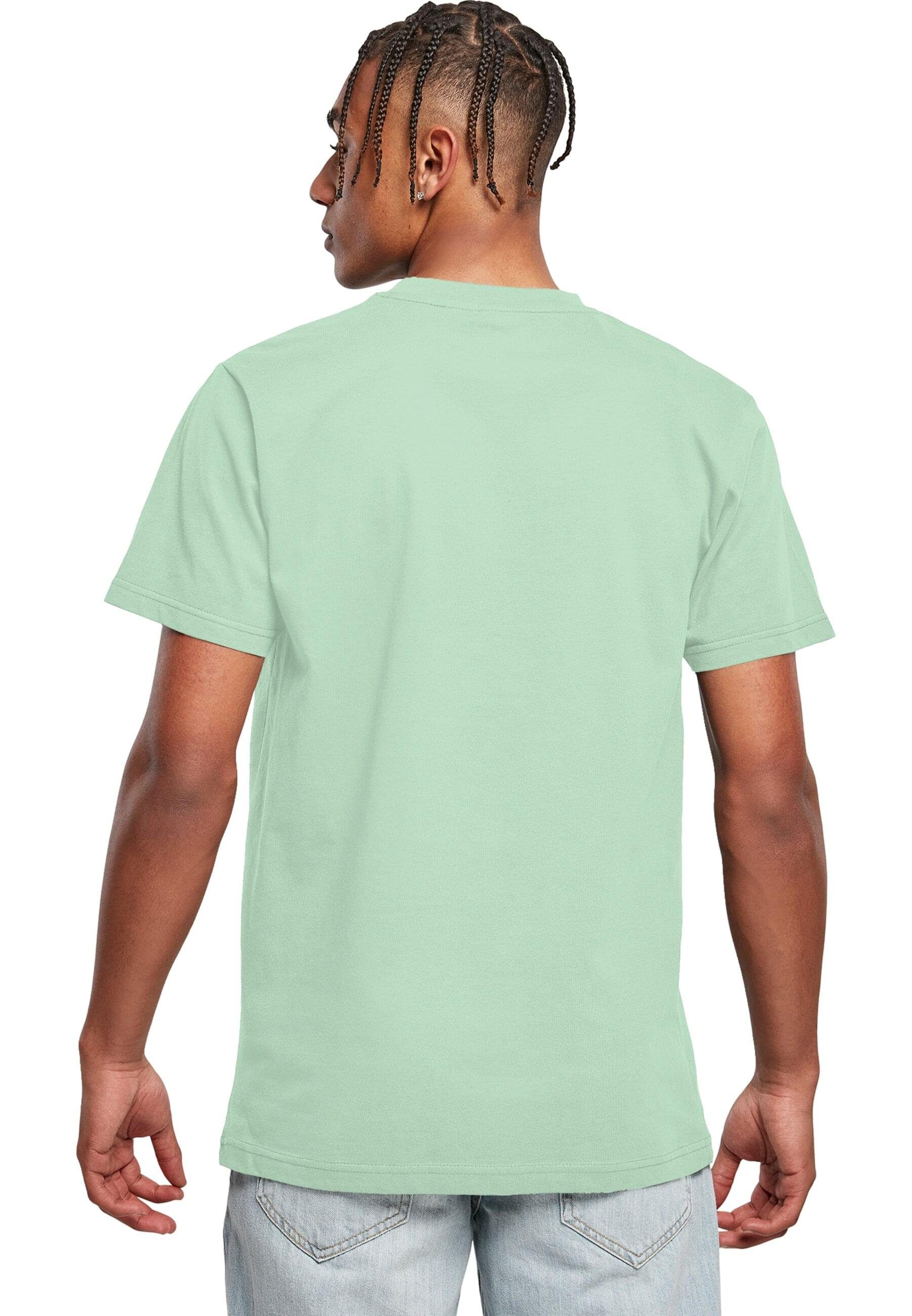 Merchcode T-Shirt Herren Peanuts T-Shirt (1-tlg) paws with Rebel Neck neomint Round 