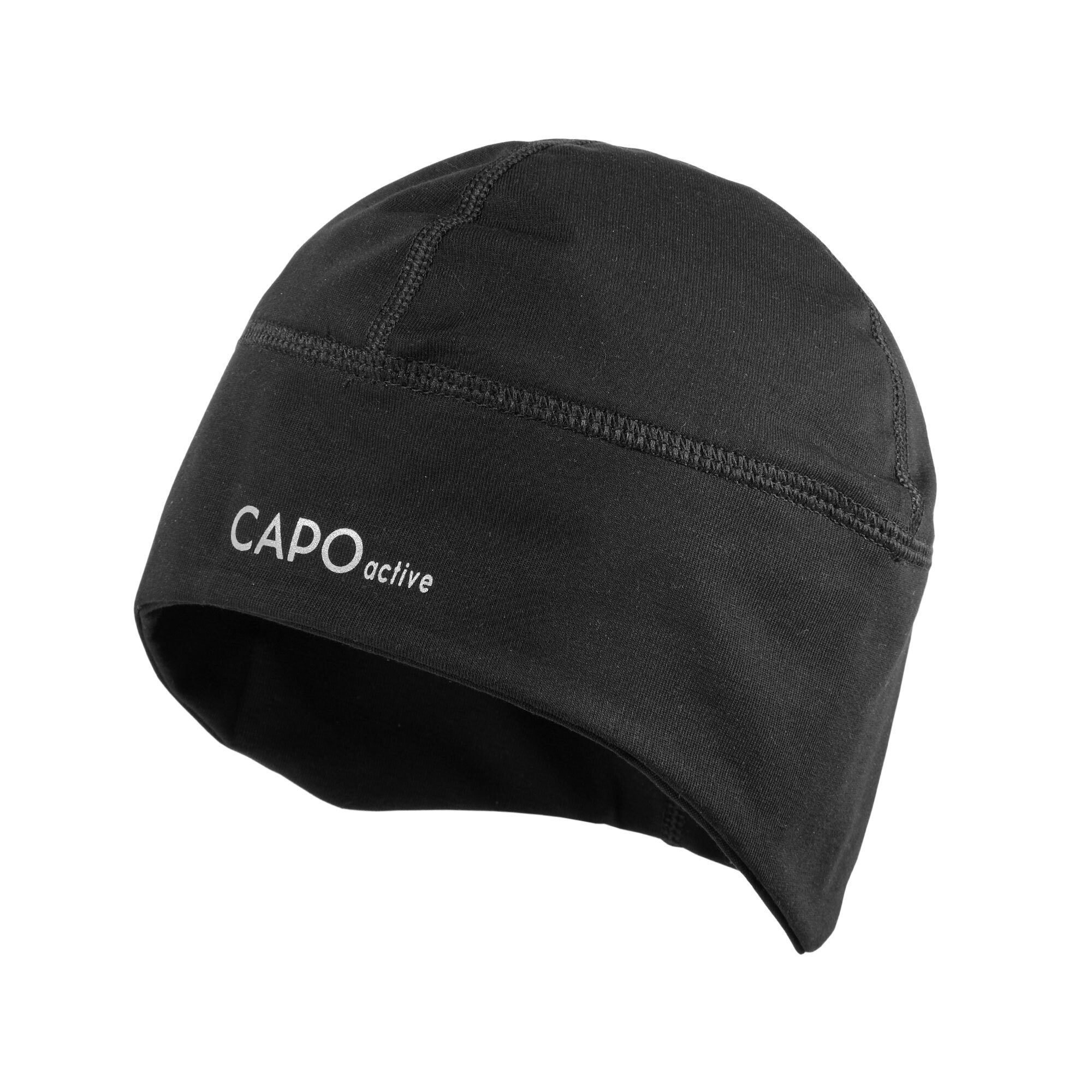 CAPO Jerseymütze Jerseymütze, ausgenäht Reflexbügler, UV 50 (1-St) Baumwolljersey