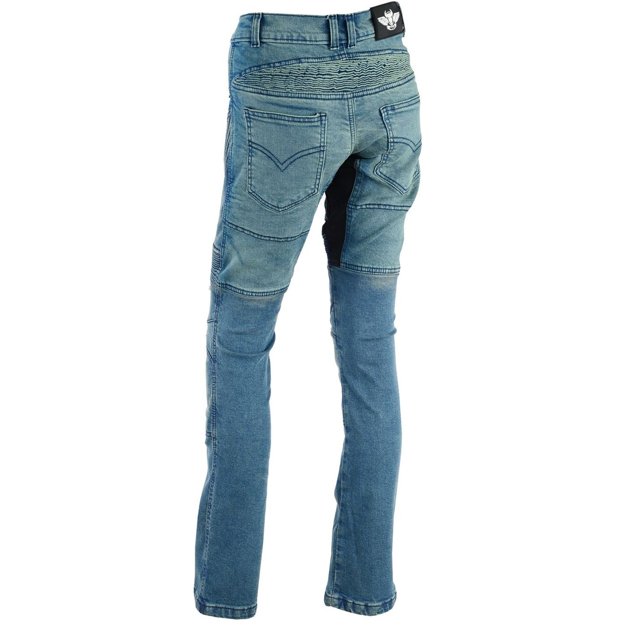 BULLDT Motorradhose JEANS-010 Damen (mit 4 abnehmbaren Protektoren) BULLDT Damen Jeans Gefüttert mit Aramid-Stoff
