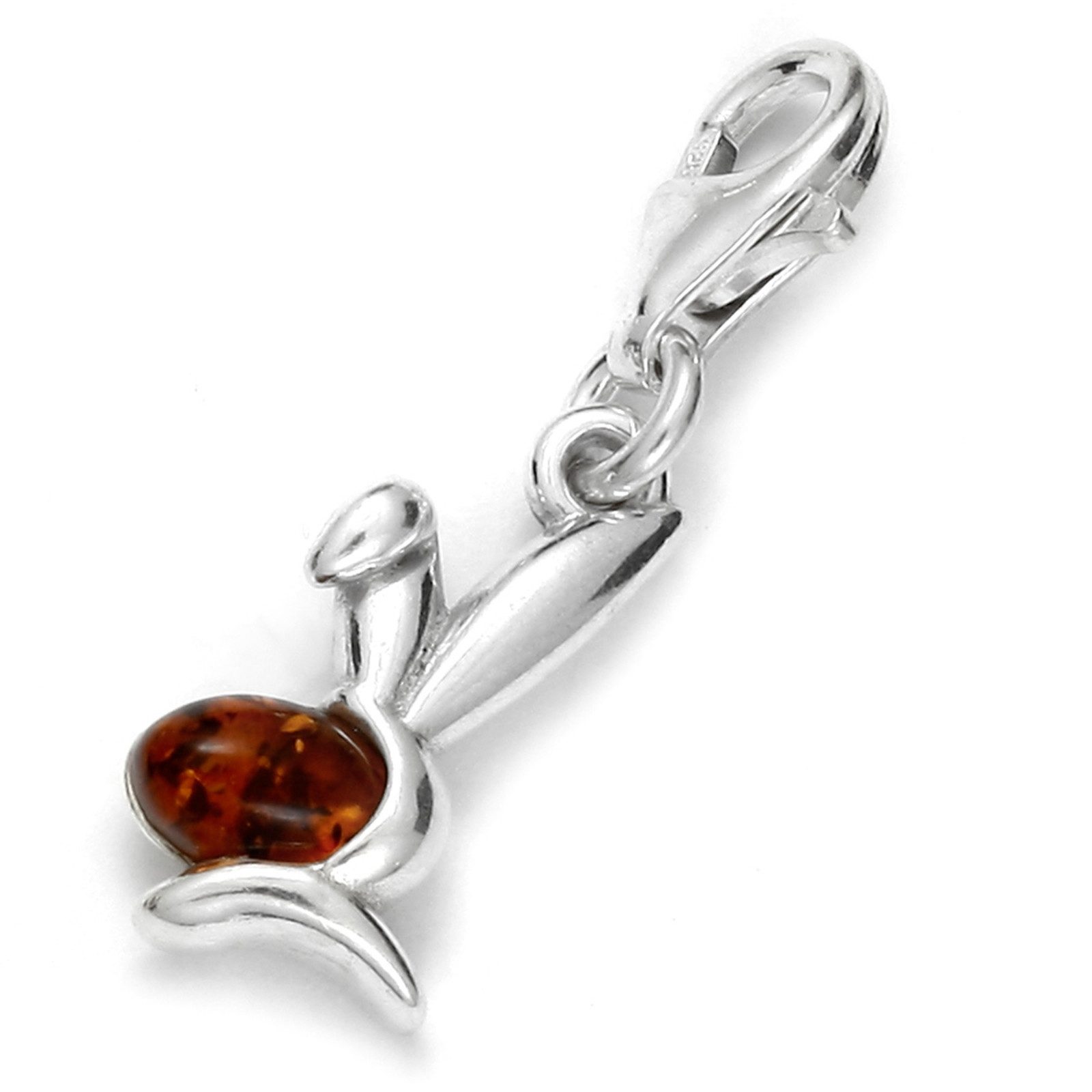 OSTSEE-SCHMUCK Kettenanhänger Ostsee-Schmuck Charm-Einhänger Hase Charm-Einhänger Hase (1-tlg)